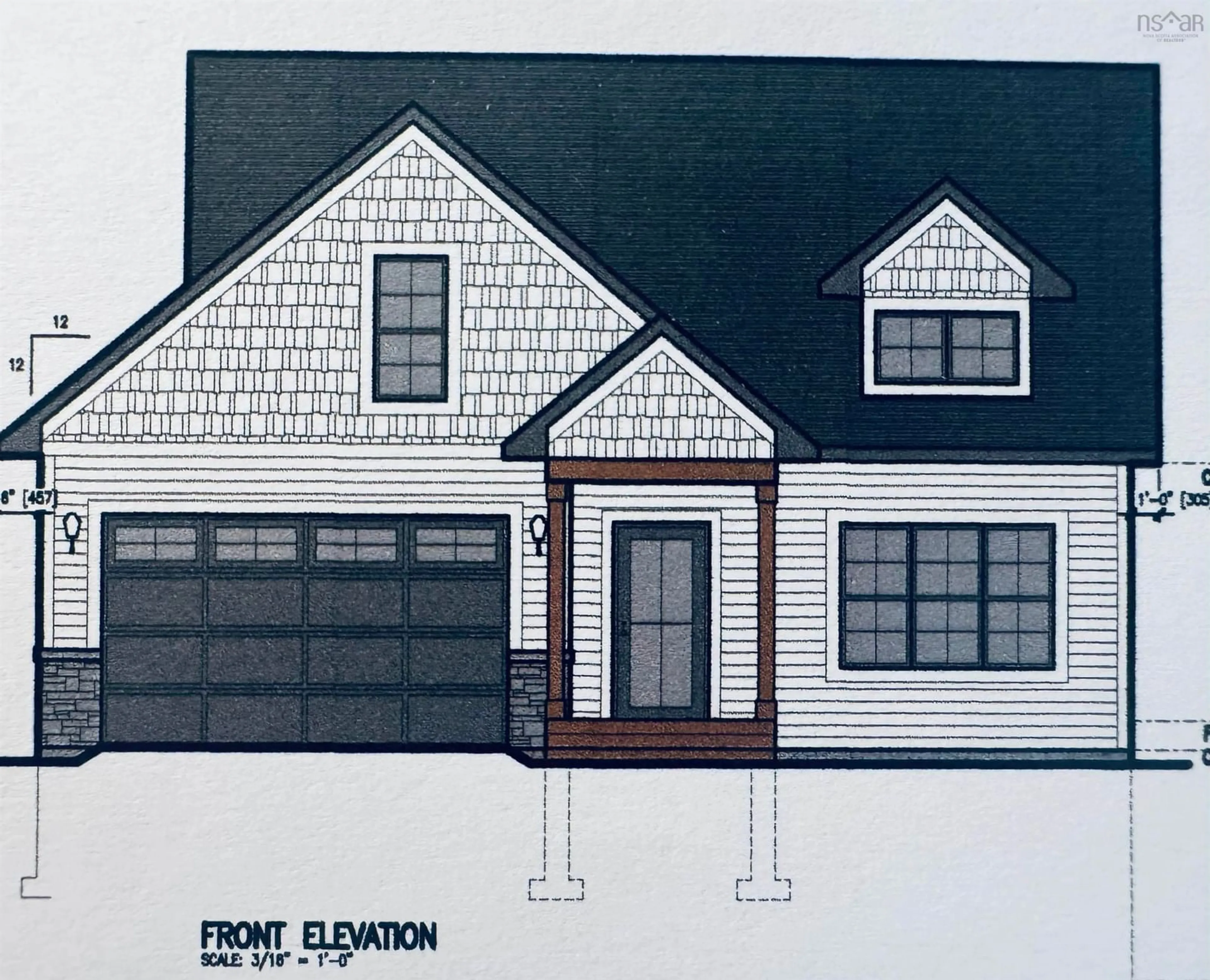 Home with vinyl exterior material, street for Provence Way #Lot 8-15, Timberlea Nova Scotia B3T 0N8