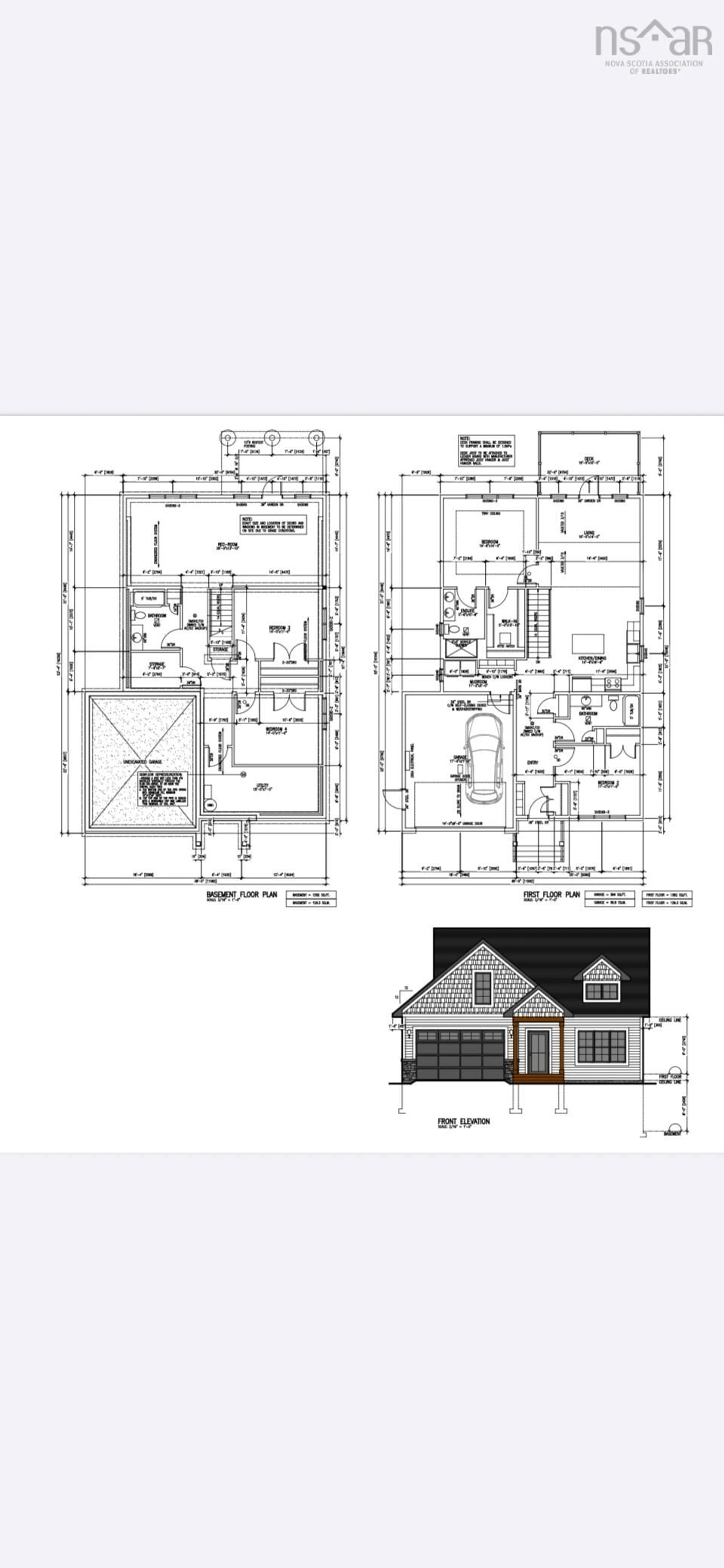 Floor plan for Provence Way #Lot 8-15, Timberlea Nova Scotia B3T 0N8