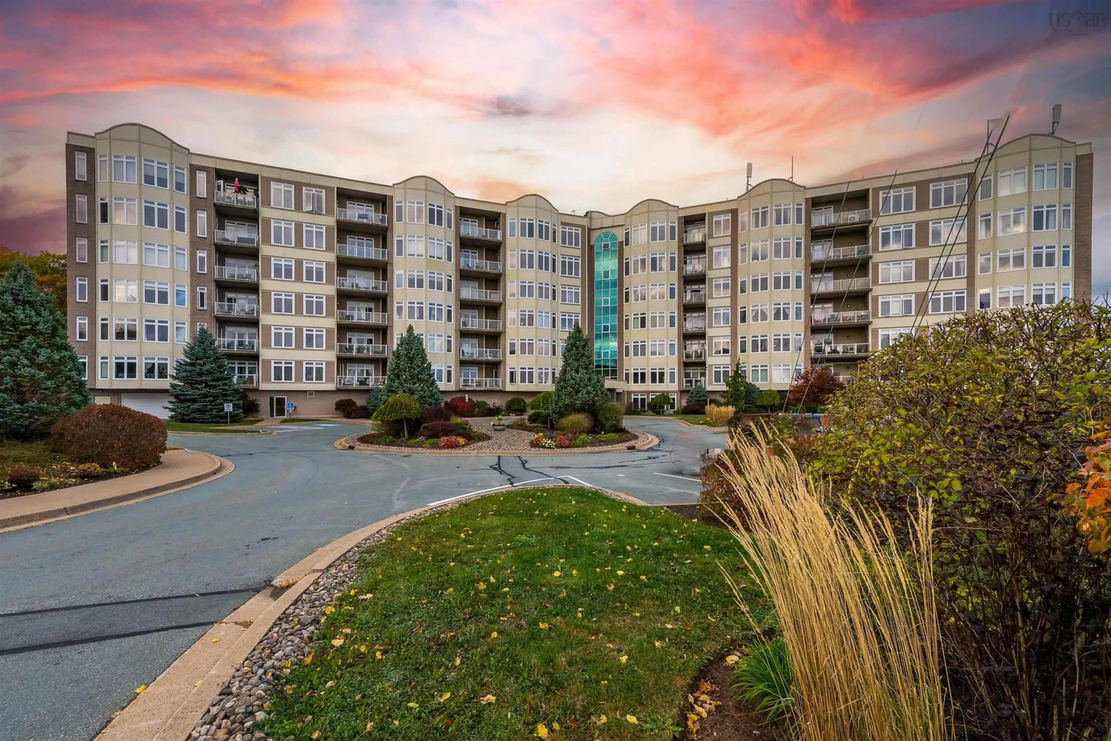 A pic from outside/outdoor area/front of a property/back of a property/a pic from drone, unknown for 94 Bedros Lane #411, Halifax Nova Scotia B3M 4X3