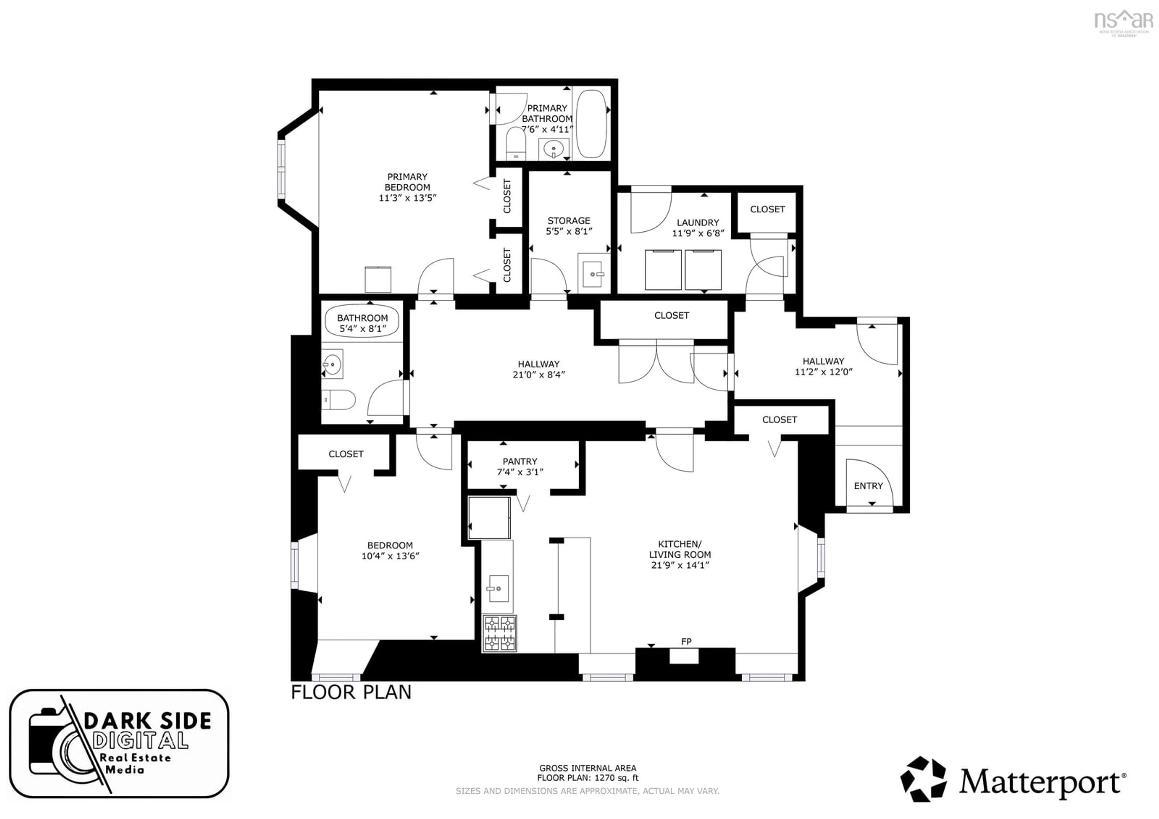 Floor plan for 5283 South St, Halifax Peninsula Nova Scotia B3J 1A3