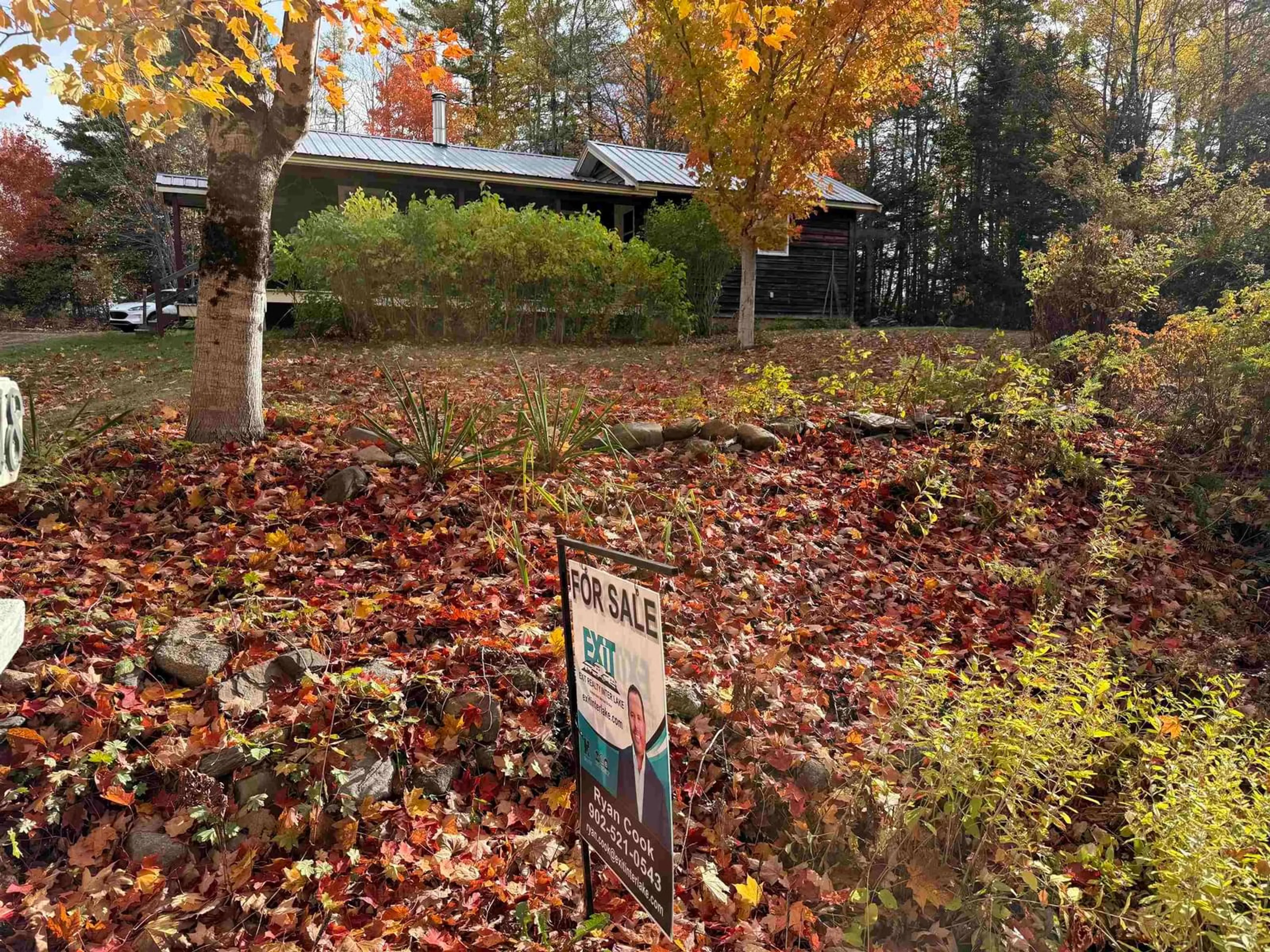 A pic from outside/outdoor area/front of a property/back of a property/a pic from drone, forest/trees view for 418 Charles Hill Rd, Farmington Nova Scotia B0R 1E0