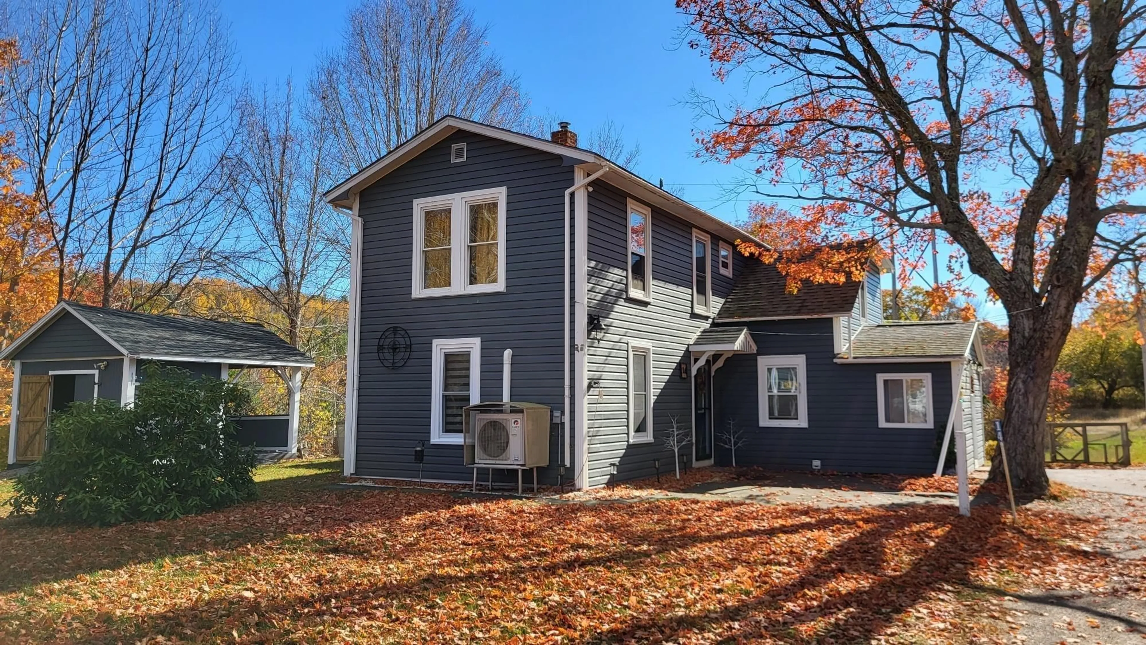 Home with vinyl exterior material, street for 14 Nictaux Falls, Nictaux Falls Nova Scotia B0S 1P0