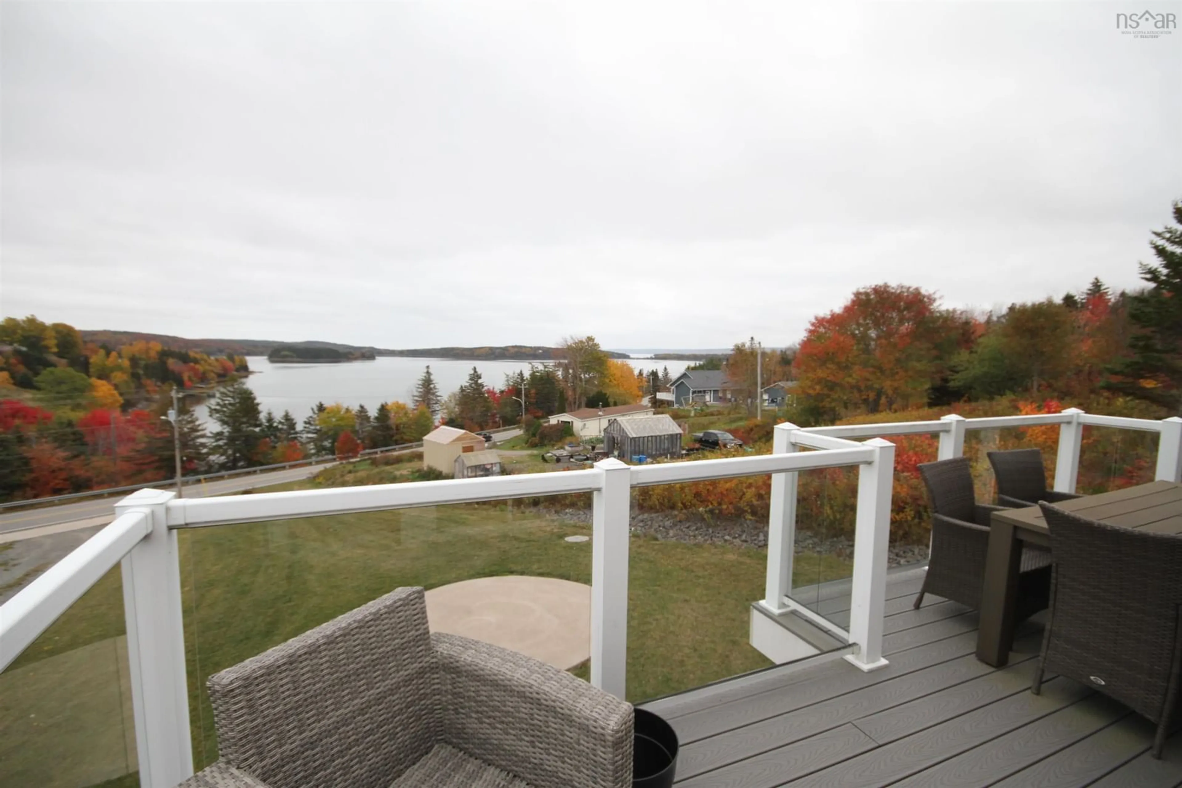 Patio, water/lake/river/ocean view for 10471 Highway 16, Guysborough Nova Scotia B0H 1N0