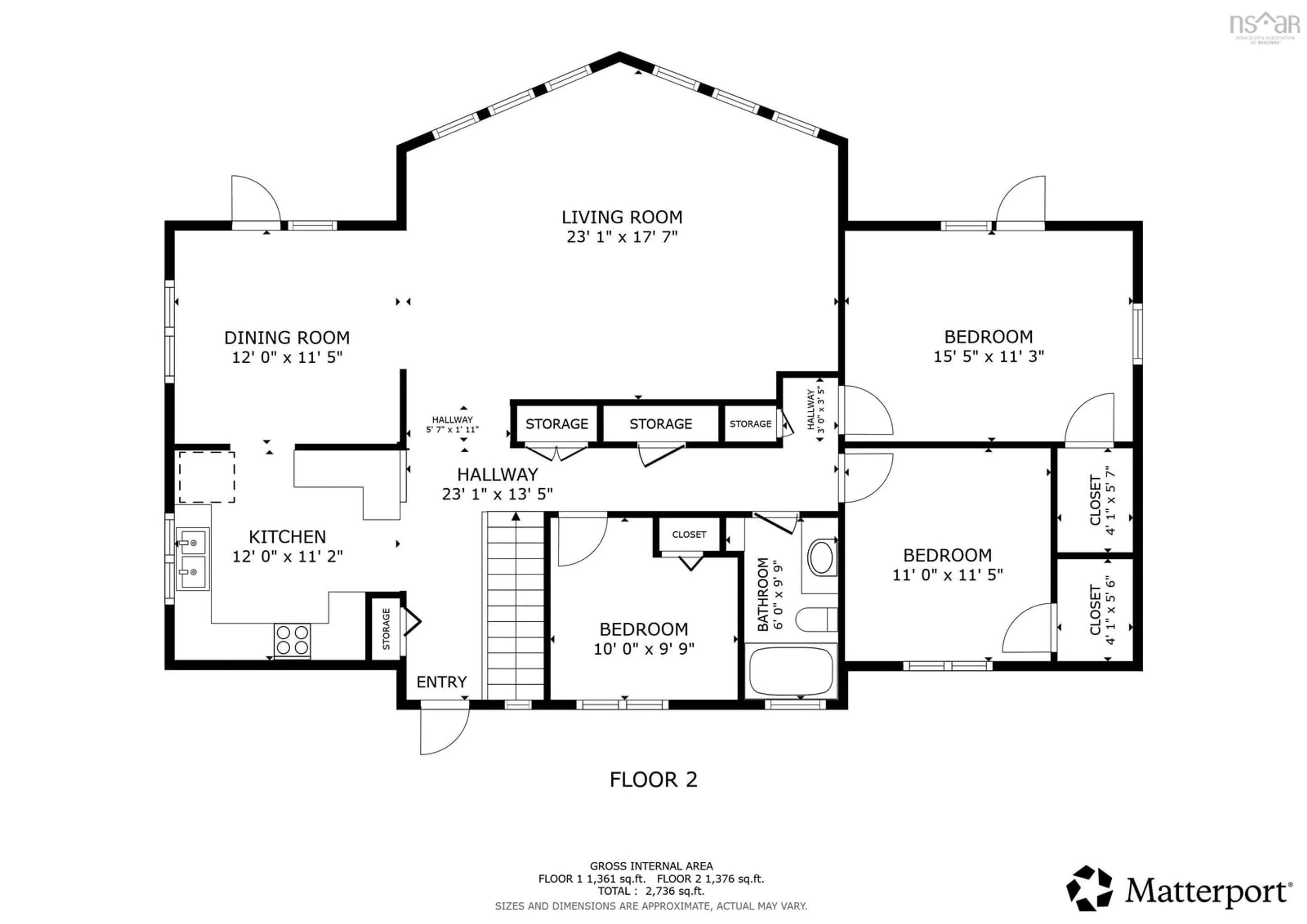 Floor plan for 26 Rocky Run, Marriotts Cove Nova Scotia B0J 1K0