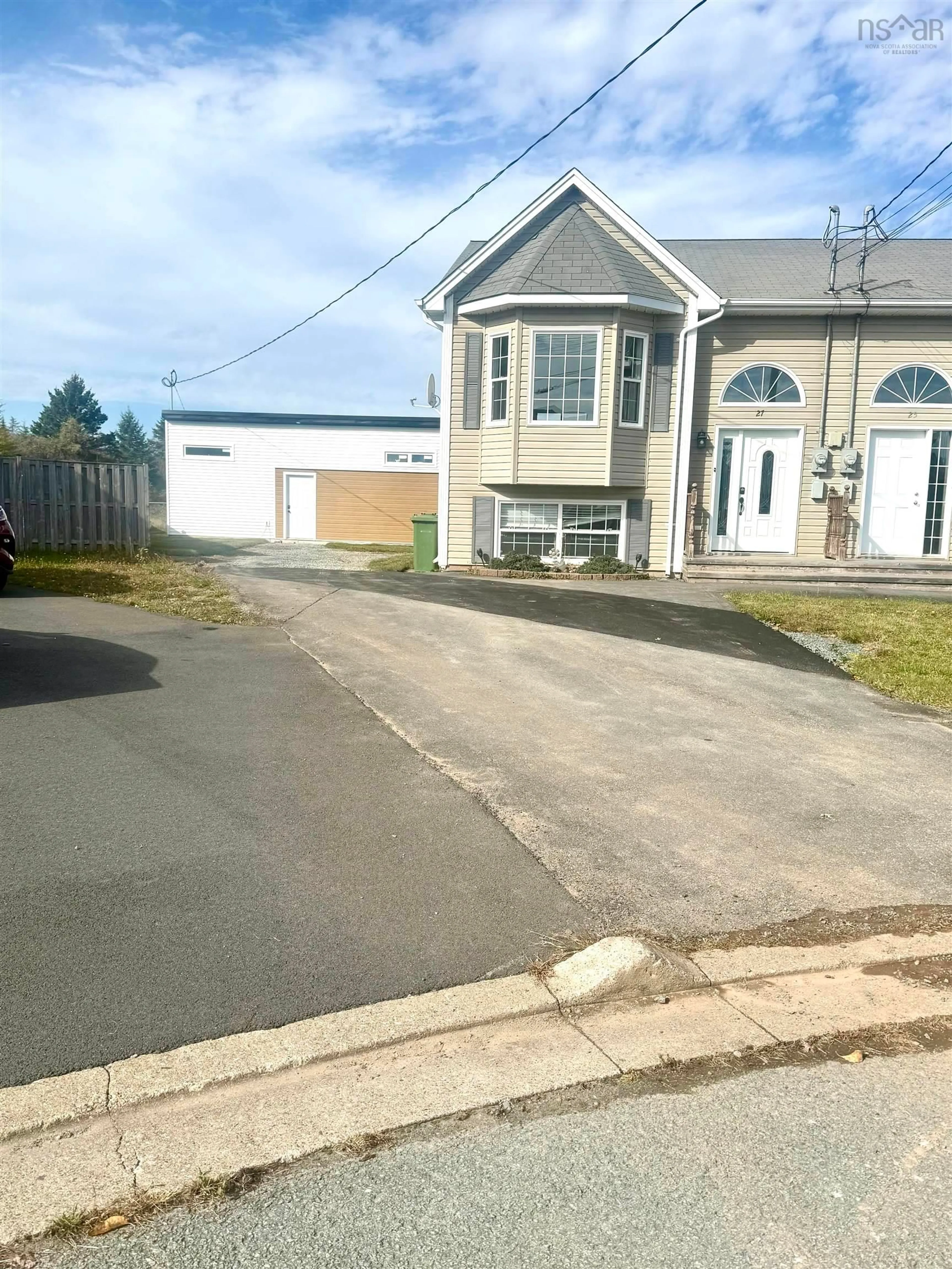 A pic from outside/outdoor area/front of a property/back of a property/a pic from drone, street for 27-29 Grayson, Sackville Nova Scotia B4C 0A8
