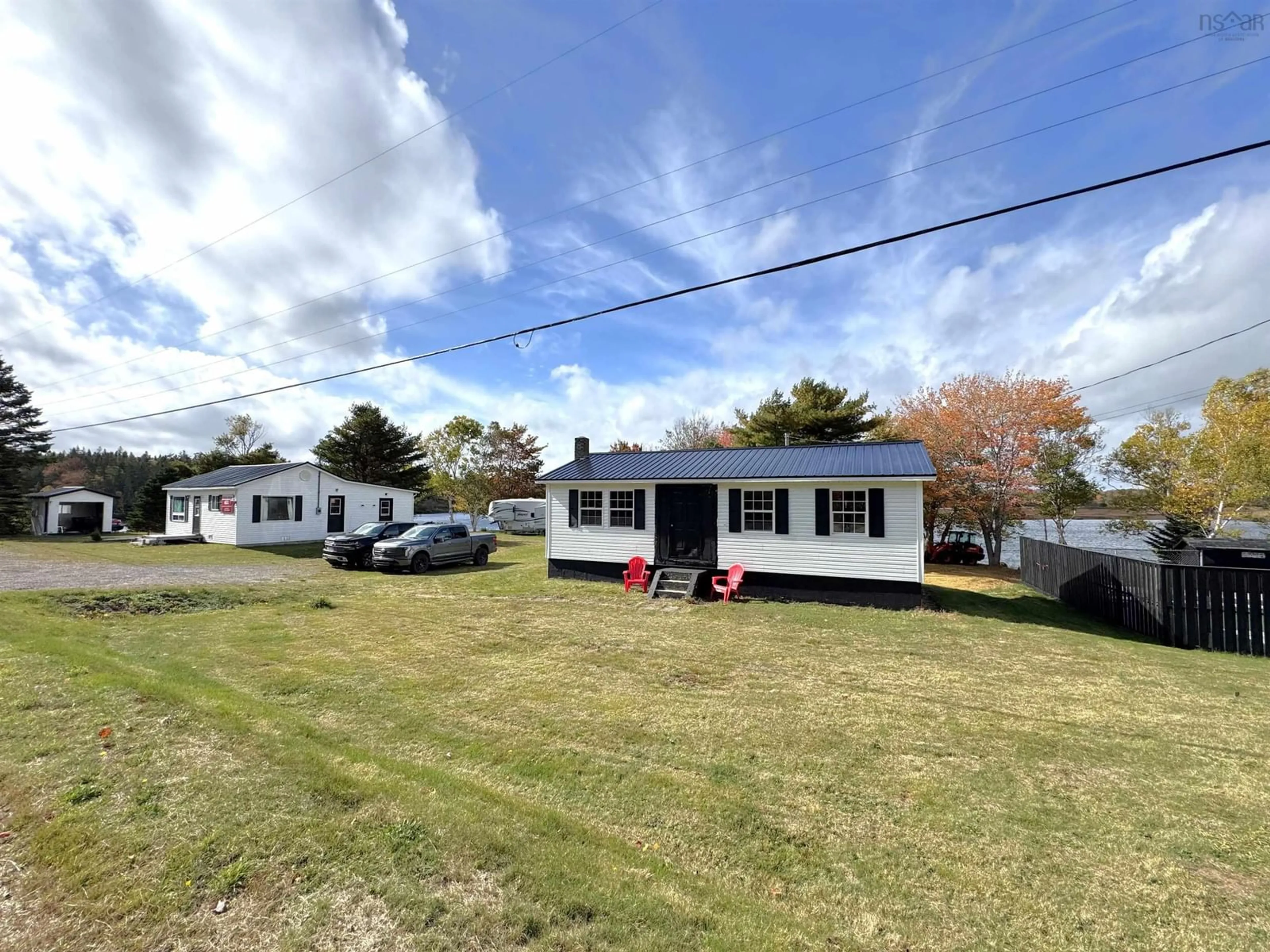 A pic from outside/outdoor area/front of a property/back of a property/a pic from drone, street for 3979 Sonora Rd, Sherbrooke Nova Scotia B0J 3C0