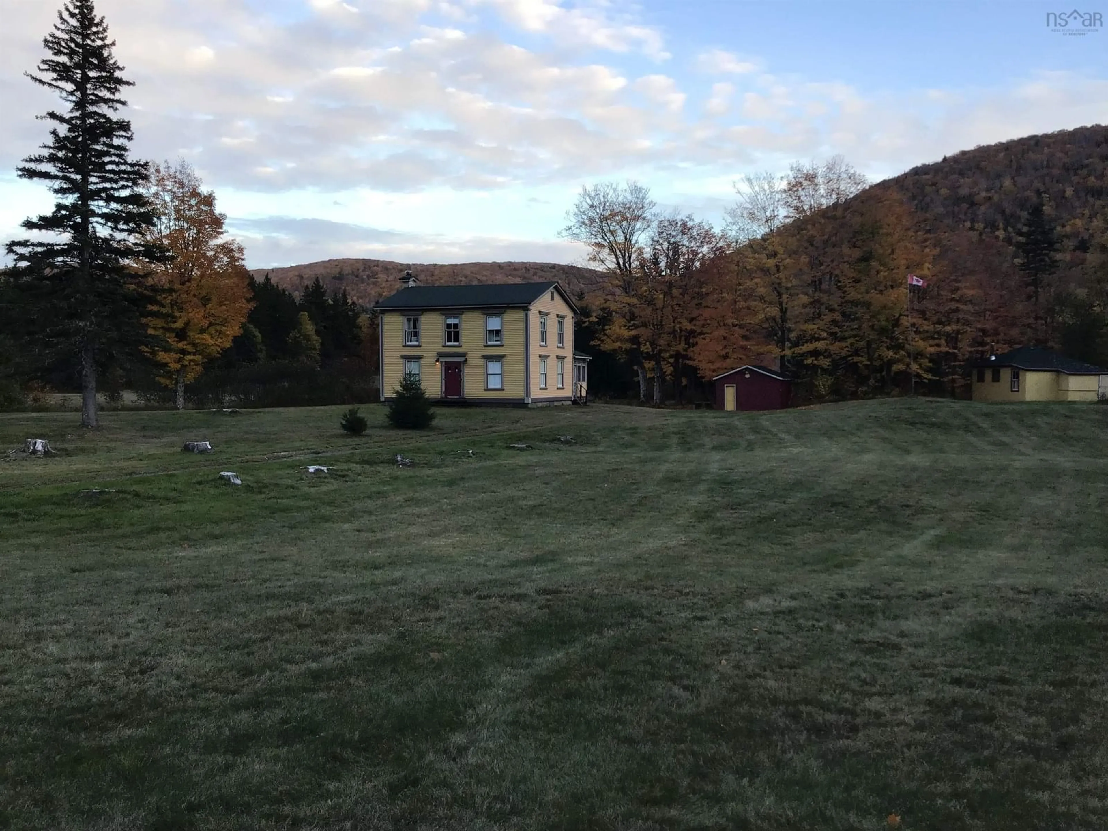 A pic from outside/outdoor area/front of a property/back of a property/a pic from drone, mountain view for Big Intervale Rd, Big Intervale Nova Scotia B0E 2C0
