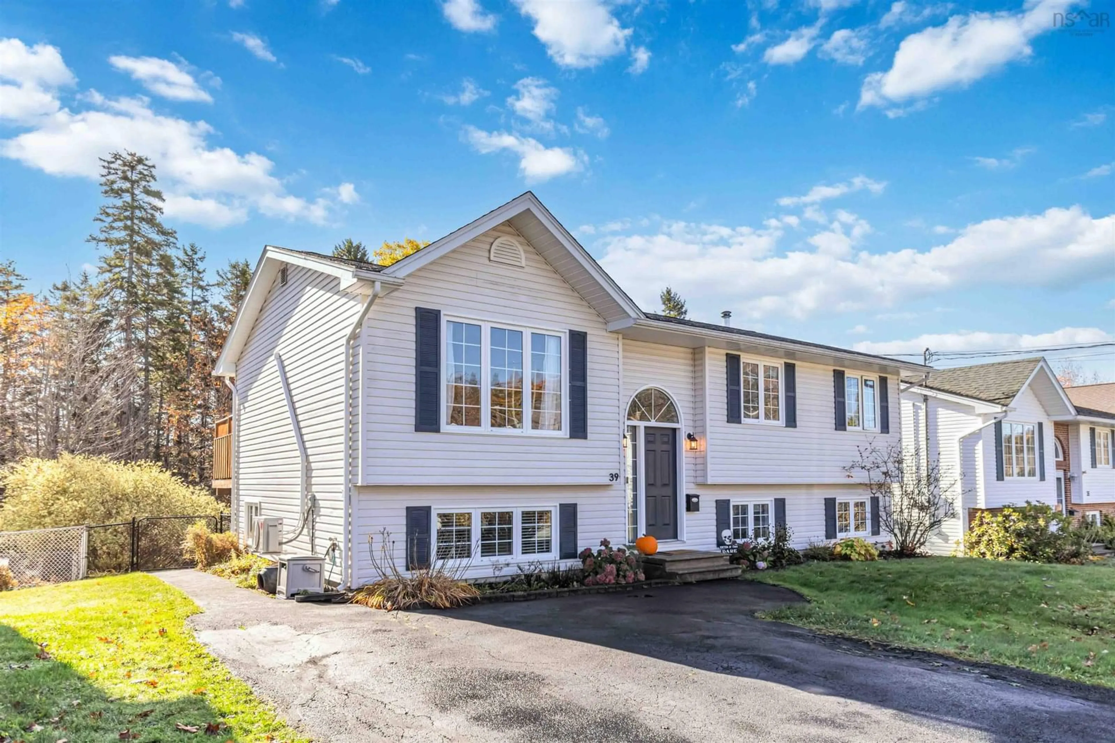 Home with vinyl exterior material, street for 39 Rossing Dr, Middle Sackville Nova Scotia B4E 3E5