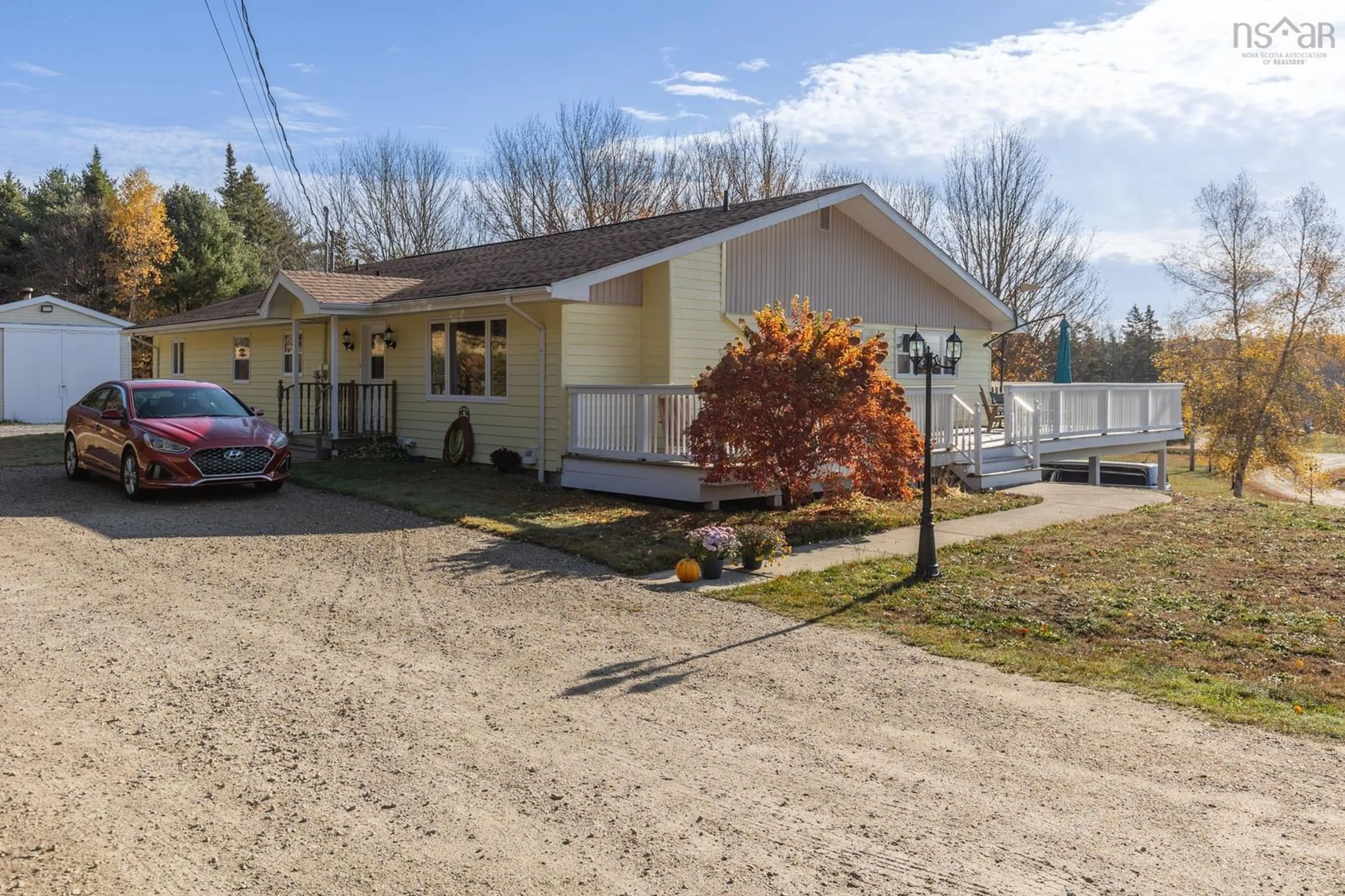 A pic from outside/outdoor area/front of a property/back of a property/a pic from drone, street for 2977 Highway 340, Pleasant Valley Nova Scotia B5A 5P1