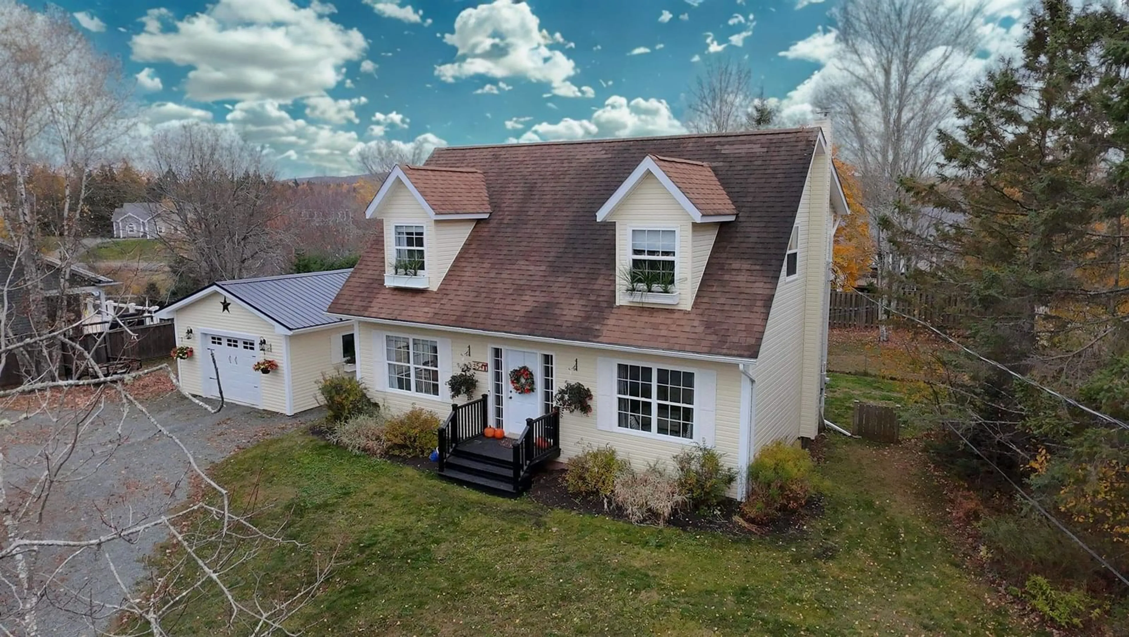 A pic from outside/outdoor area/front of a property/back of a property/a pic from drone, unknown for 54 Eaton Dr, Valley Nova Scotia B6L 3J9
