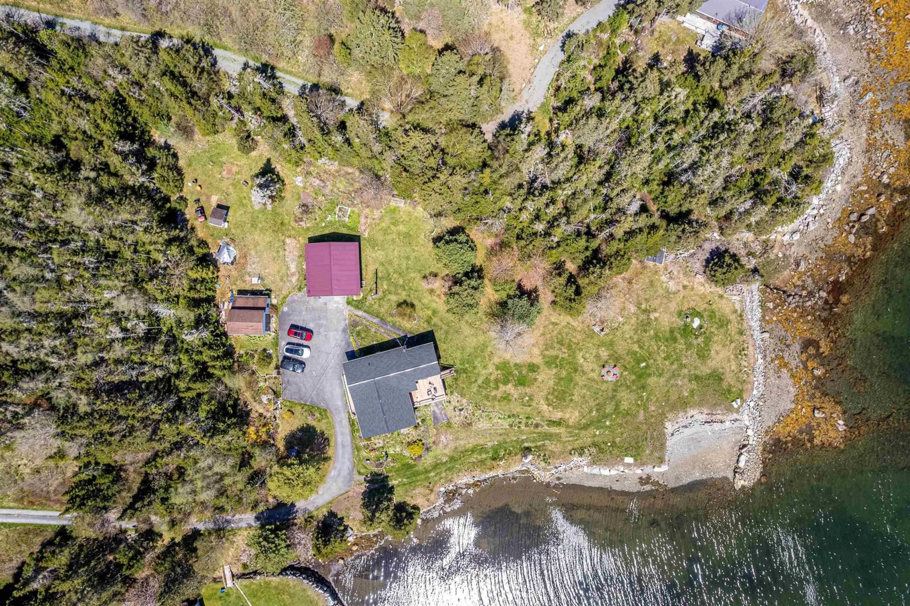 A pic from outside/outdoor area/front of a property/back of a property/a pic from drone, water/lake/river/ocean view for 1303 West Jeddore Rd, Head Of Jeddore Nova Scotia B0J 1P0