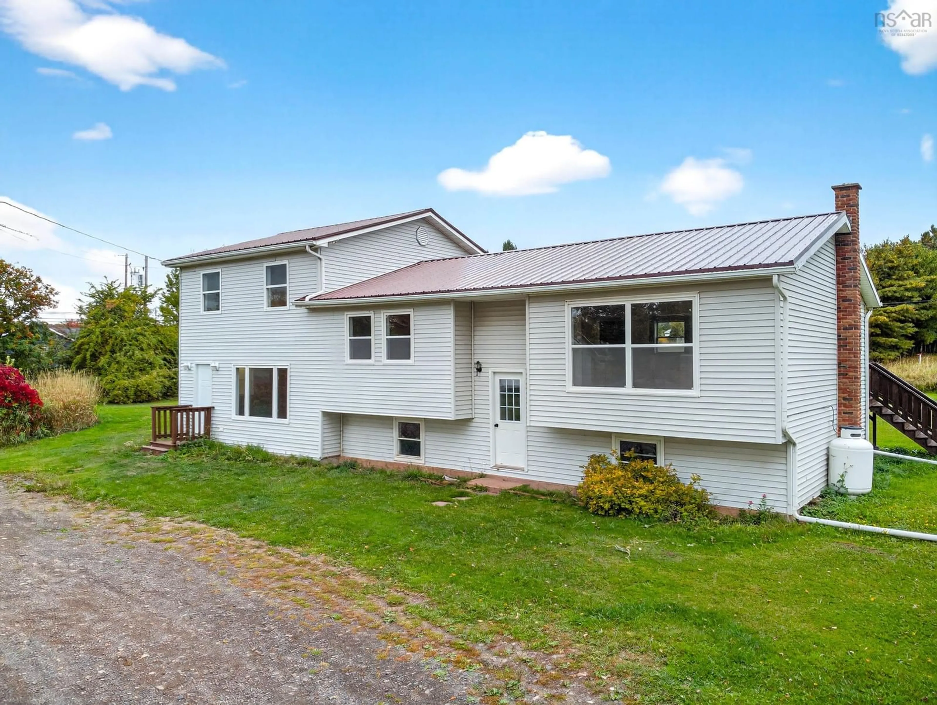 Home with vinyl exterior material, street for 2447 Highway 376, Lyons Brook Nova Scotia B0K 1H0