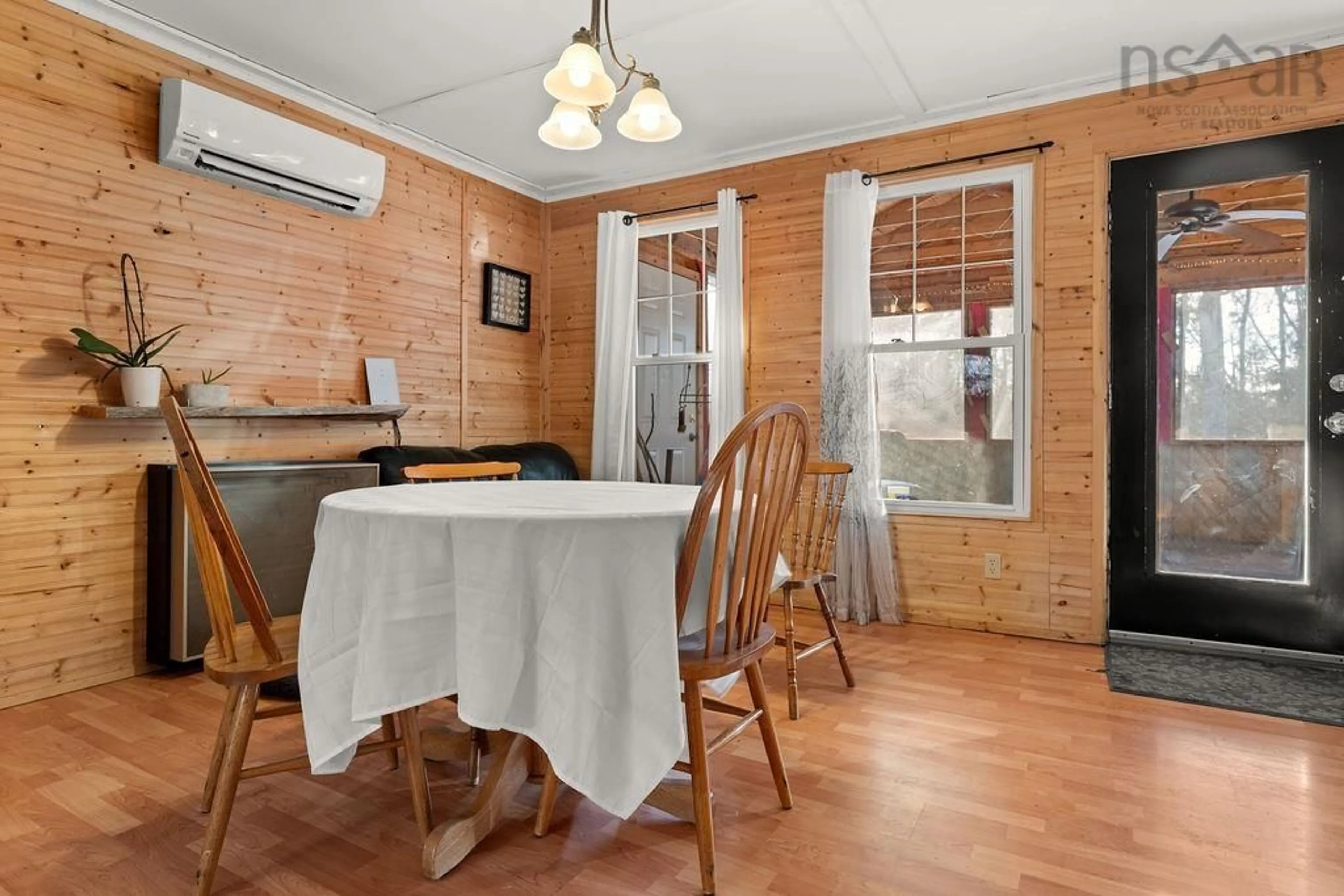Dining room, wood/laminate floor for 128 Aspen Dr, Port Howe Nova Scotia B0K 1K0
