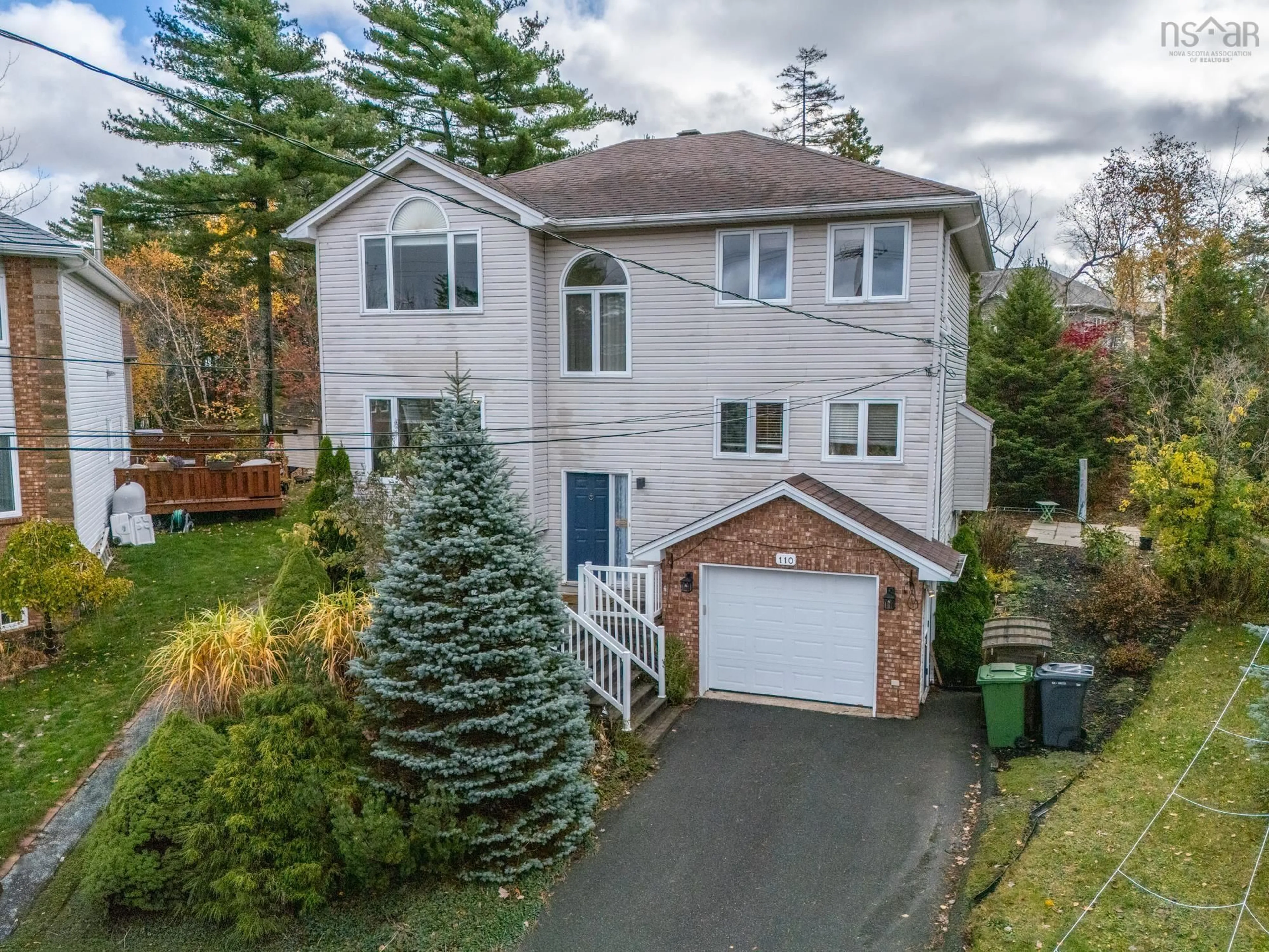 A pic from outside/outdoor area/front of a property/back of a property/a pic from drone, street for 110 Oceanview Dr, Bedford Nova Scotia B4A 4C5