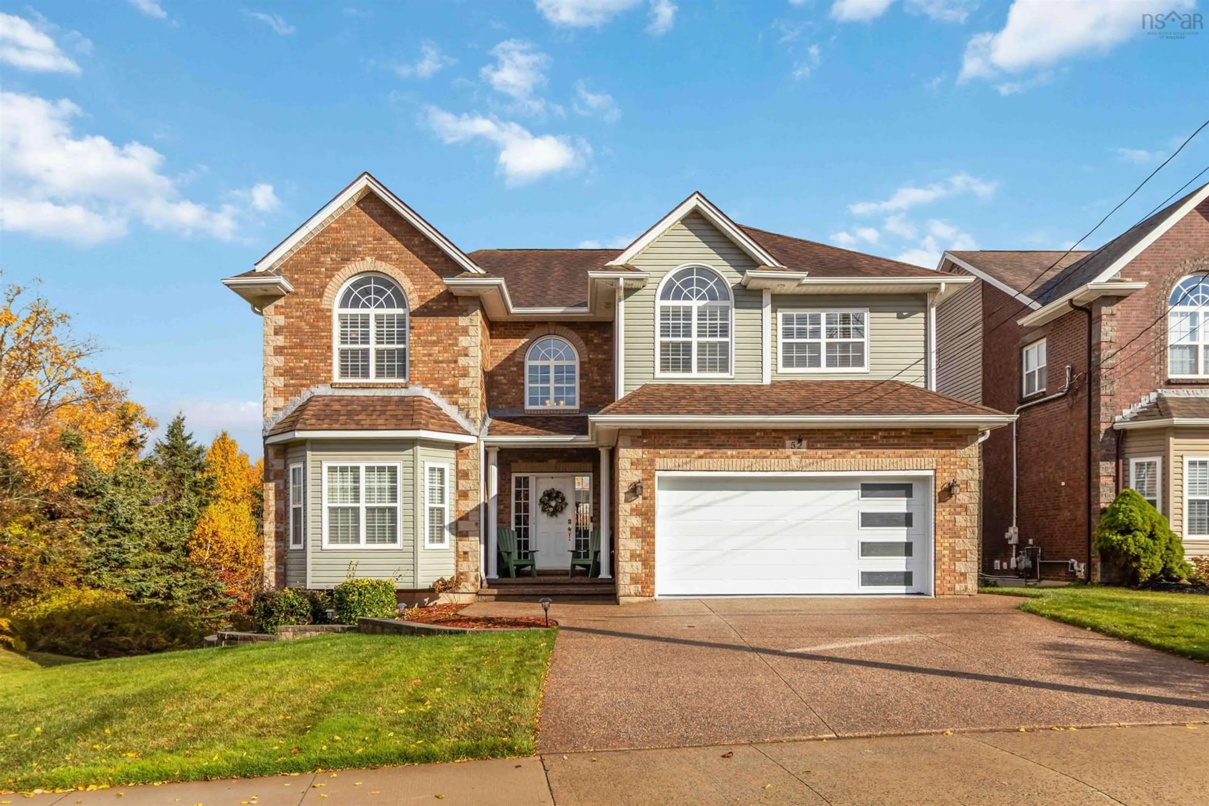 Home with brick exterior material, street for 52 Freshwater Trail, Dartmouth Nova Scotia B2W 0A5