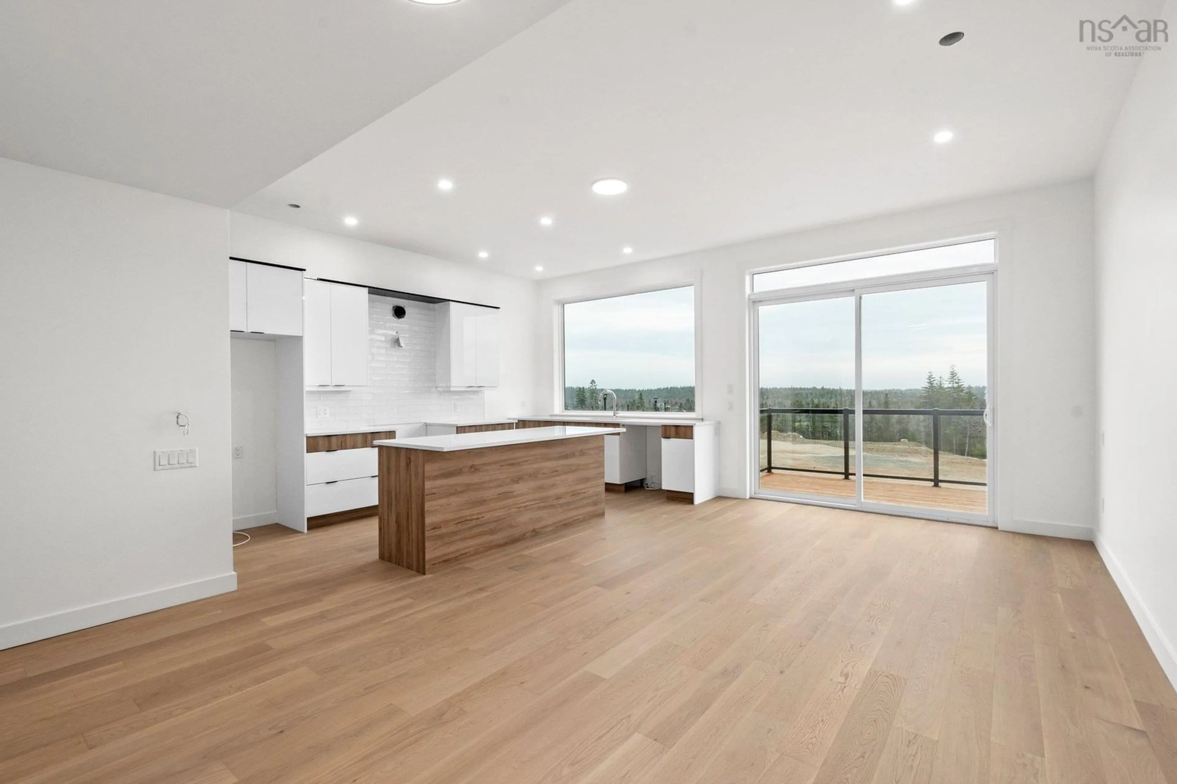 Open concept kitchen, wood/laminate floor for 147 Brunello Blvd, Brunello Estates Nova Scotia B3T 0J3