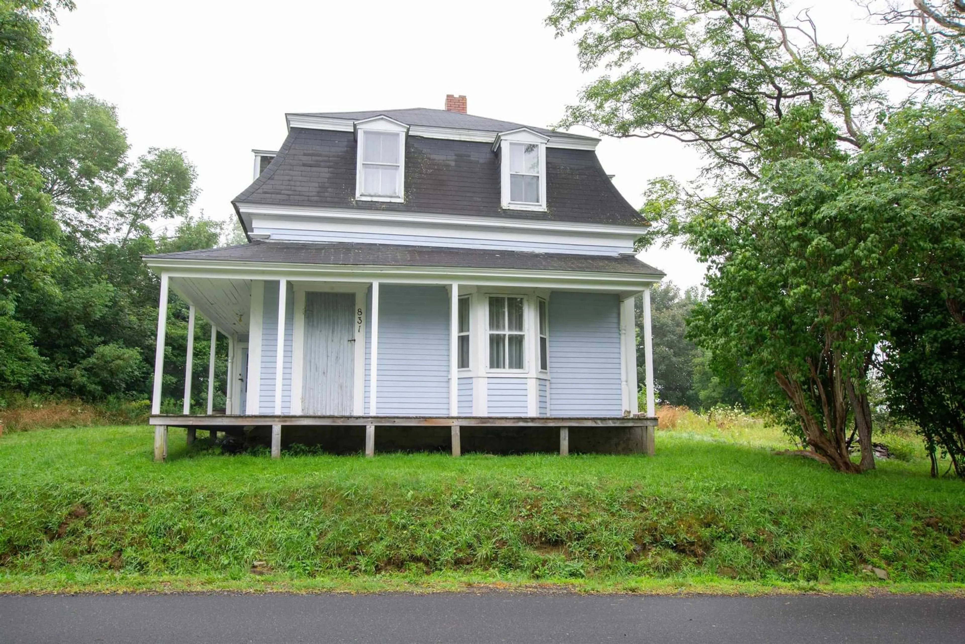 Home with vinyl exterior material, street for 846 Placide Comeau Rd, Meteghan Station Nova Scotia B0W 2L0