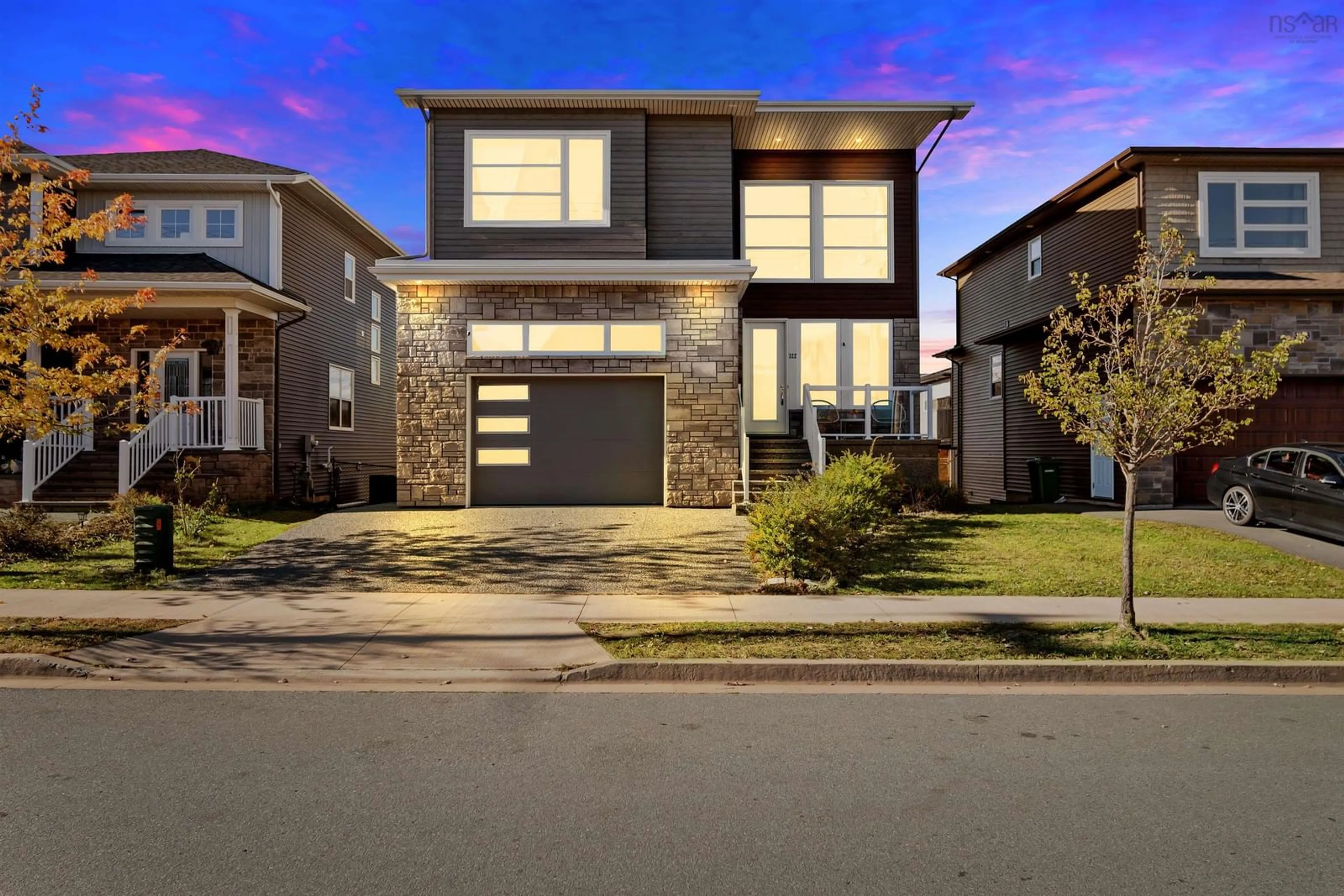 Home with brick exterior material, street for 322 Transom Dr, Halifax Nova Scotia B3M 0K9