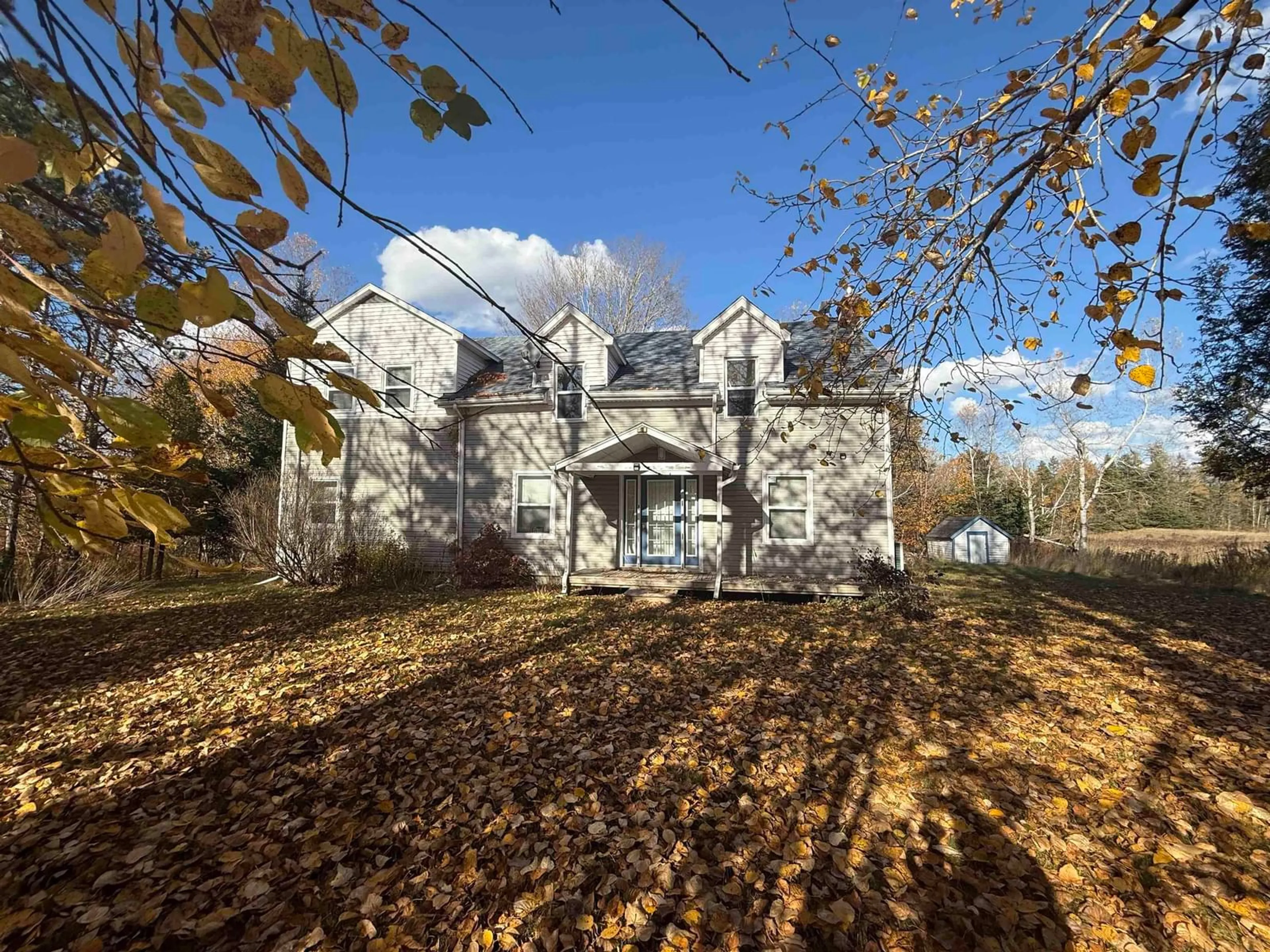 A pic from outside/outdoor area/front of a property/back of a property/a pic from drone, building for 2774 East River West Side Rte, Glencoe Nova Scotia B0K 1B0