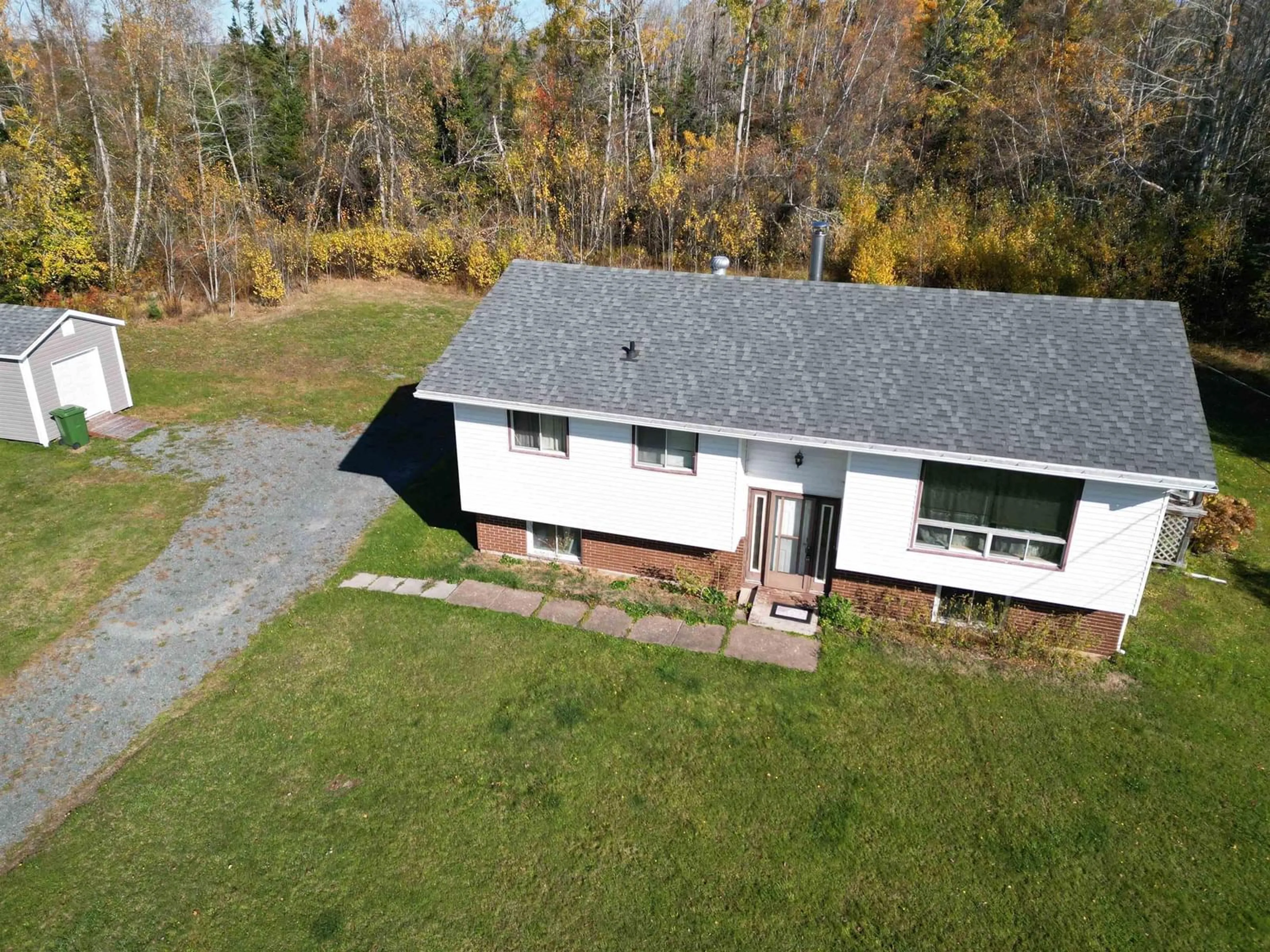 A pic from outside/outdoor area/front of a property/back of a property/a pic from drone, building for 1194 Alma Rd, Loch Broom Nova Scotia B0K 2A0
