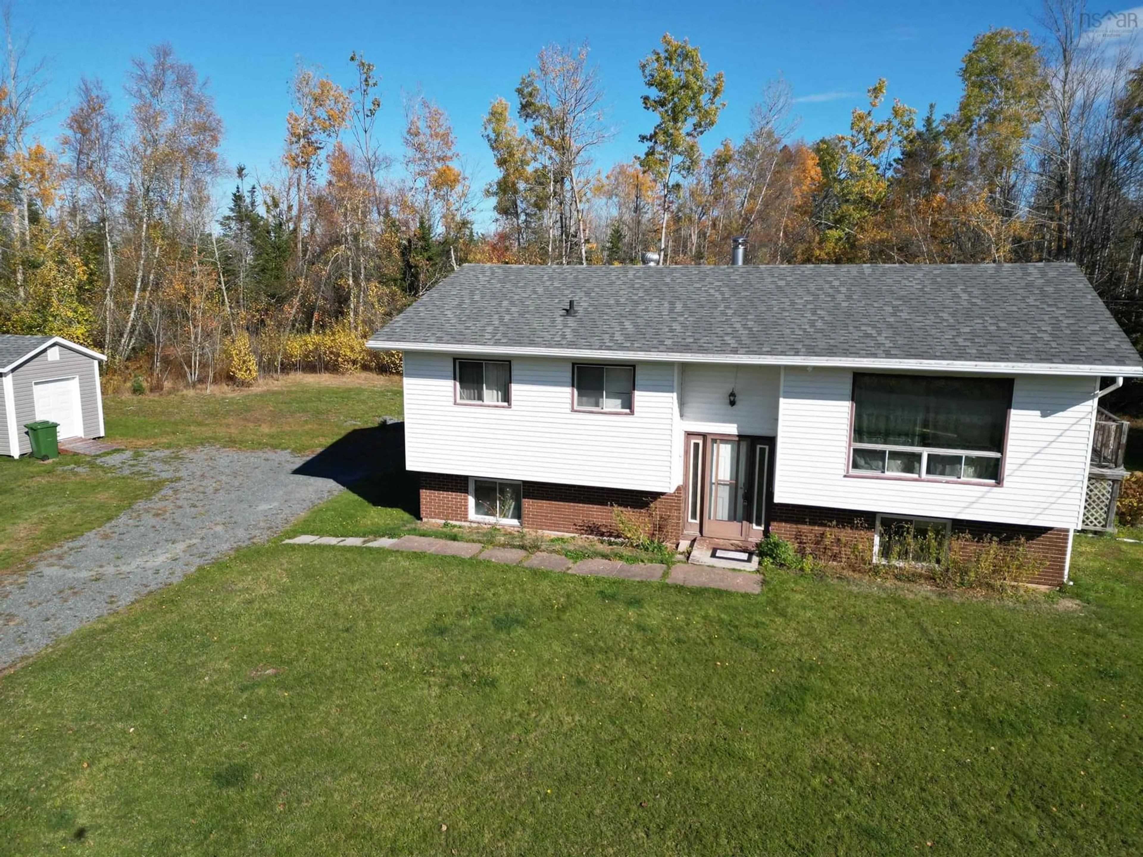 A pic from outside/outdoor area/front of a property/back of a property/a pic from drone, unknown for 1194 Alma Rd, Loch Broom Nova Scotia B0K 2A0