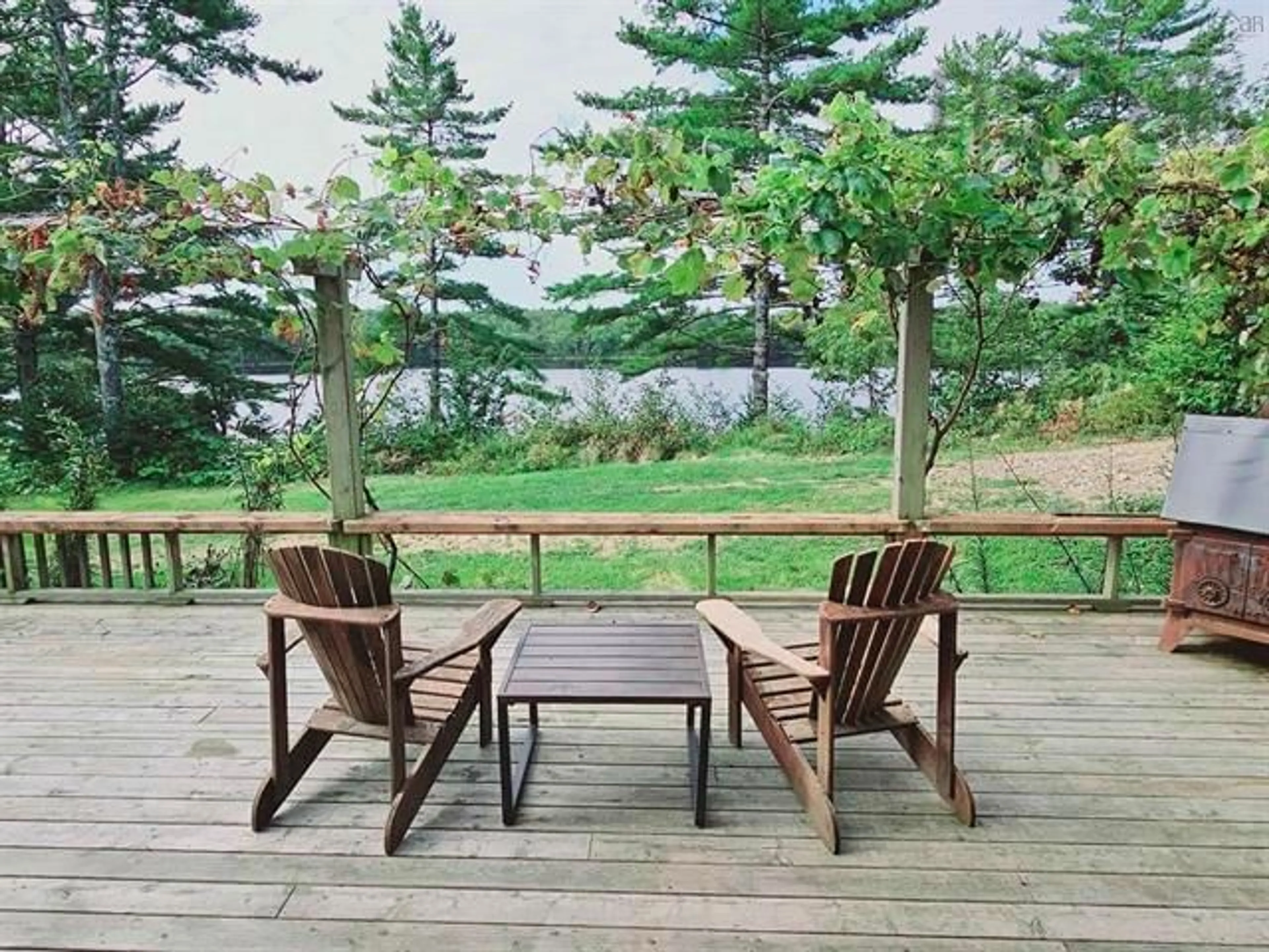 Patio, water/lake/river/ocean view for 236 Canoe Lake Estates Rd, East Quinan Nova Scotia B0W 2M0