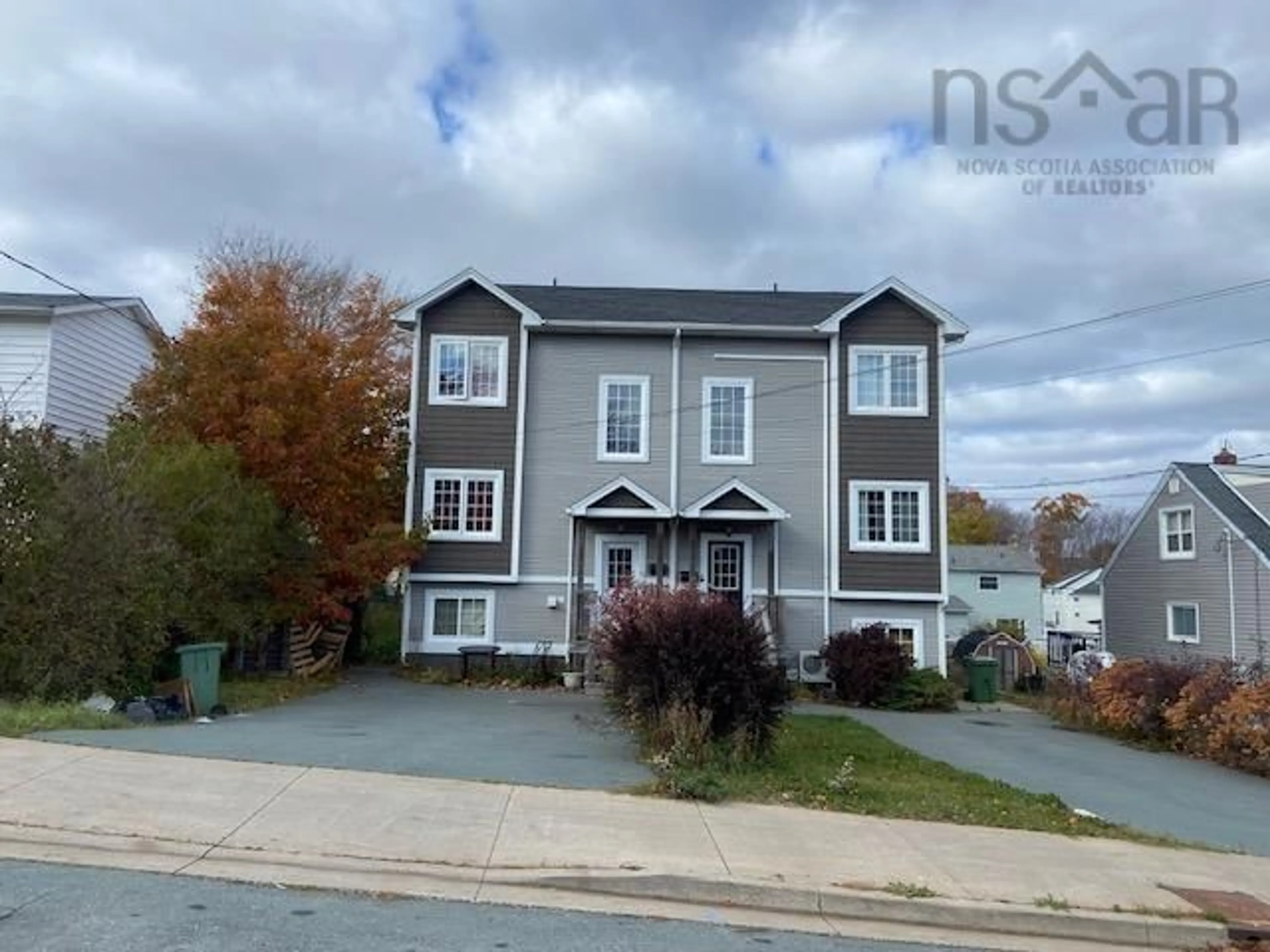 Home with vinyl exterior material, street for 75B Central Ave, Fairview Nova Scotia B3N 2H5