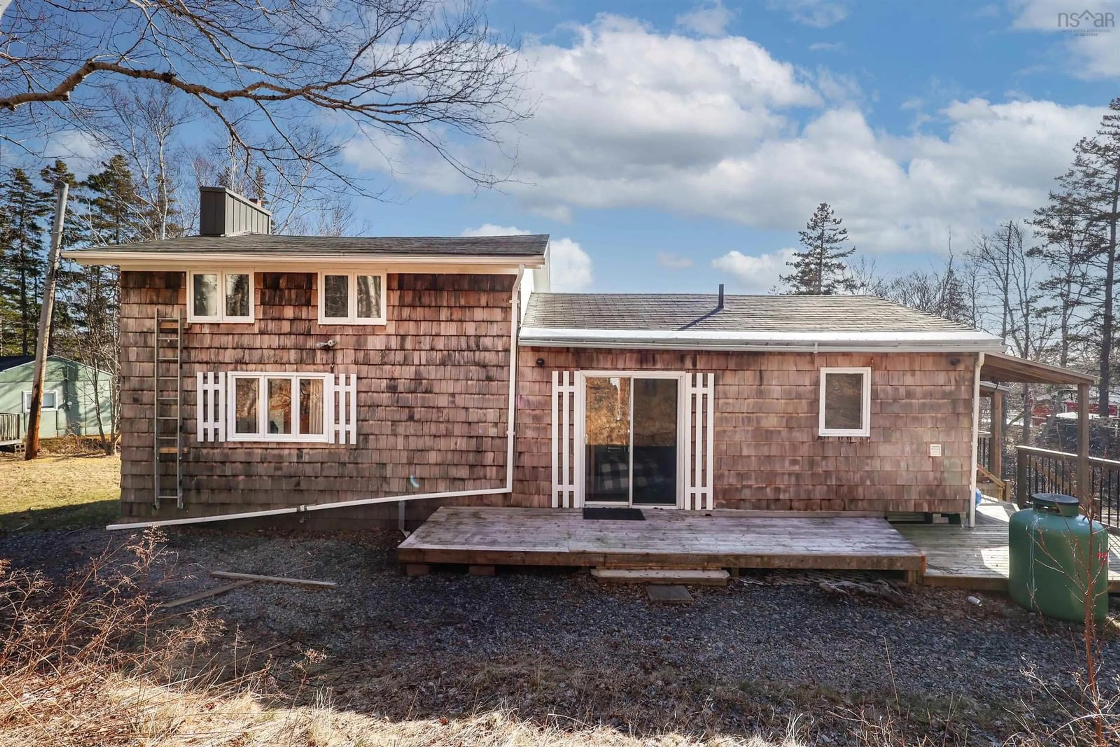 A pic from outside/outdoor area/front of a property/back of a property/a pic from drone, unknown for 37 Claymore Lane, Big Pond Nova Scotia B1J 1S7