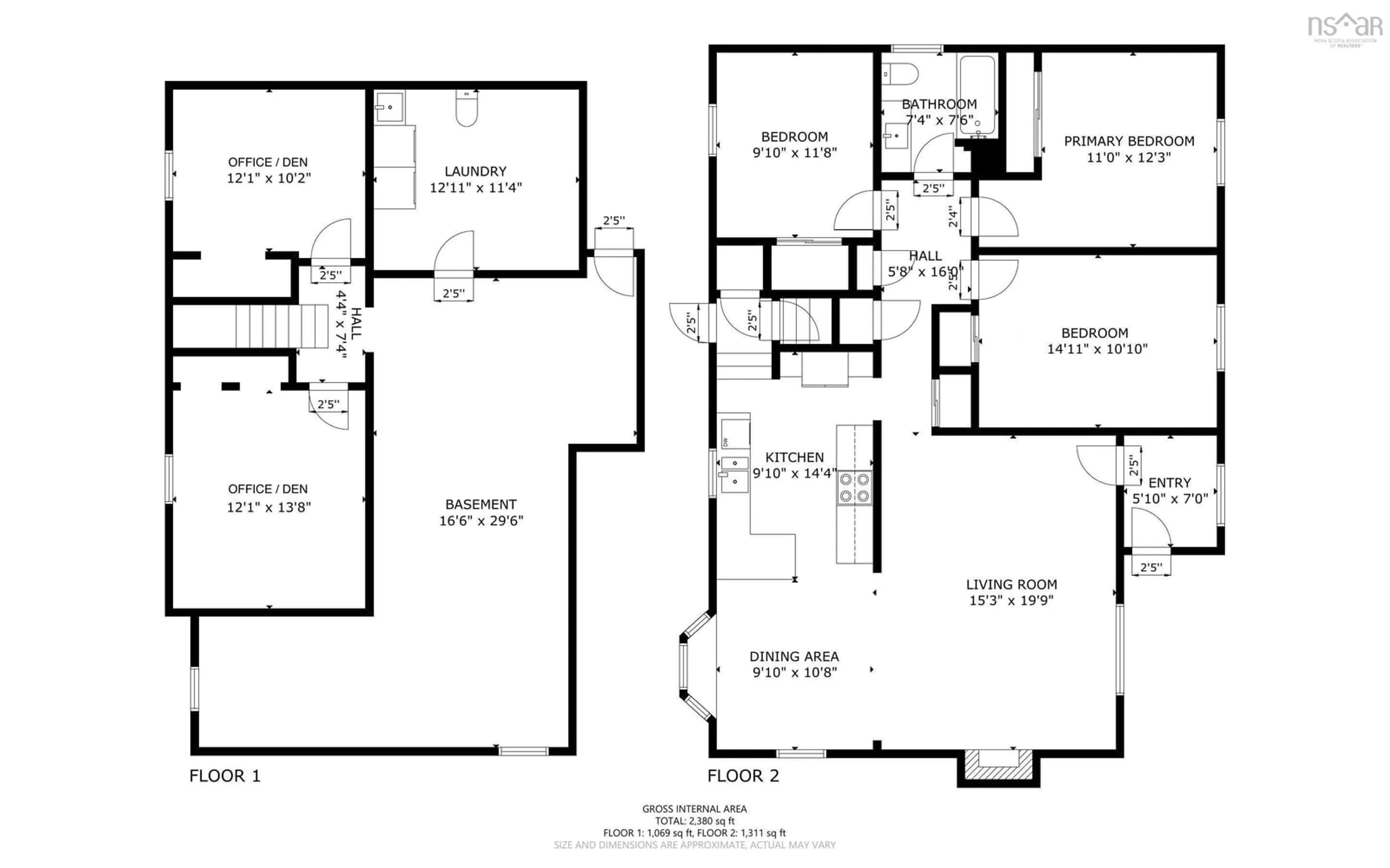 Floor plan for 417 Wilson St, Windsor Nova Scotia B0N 2T0
