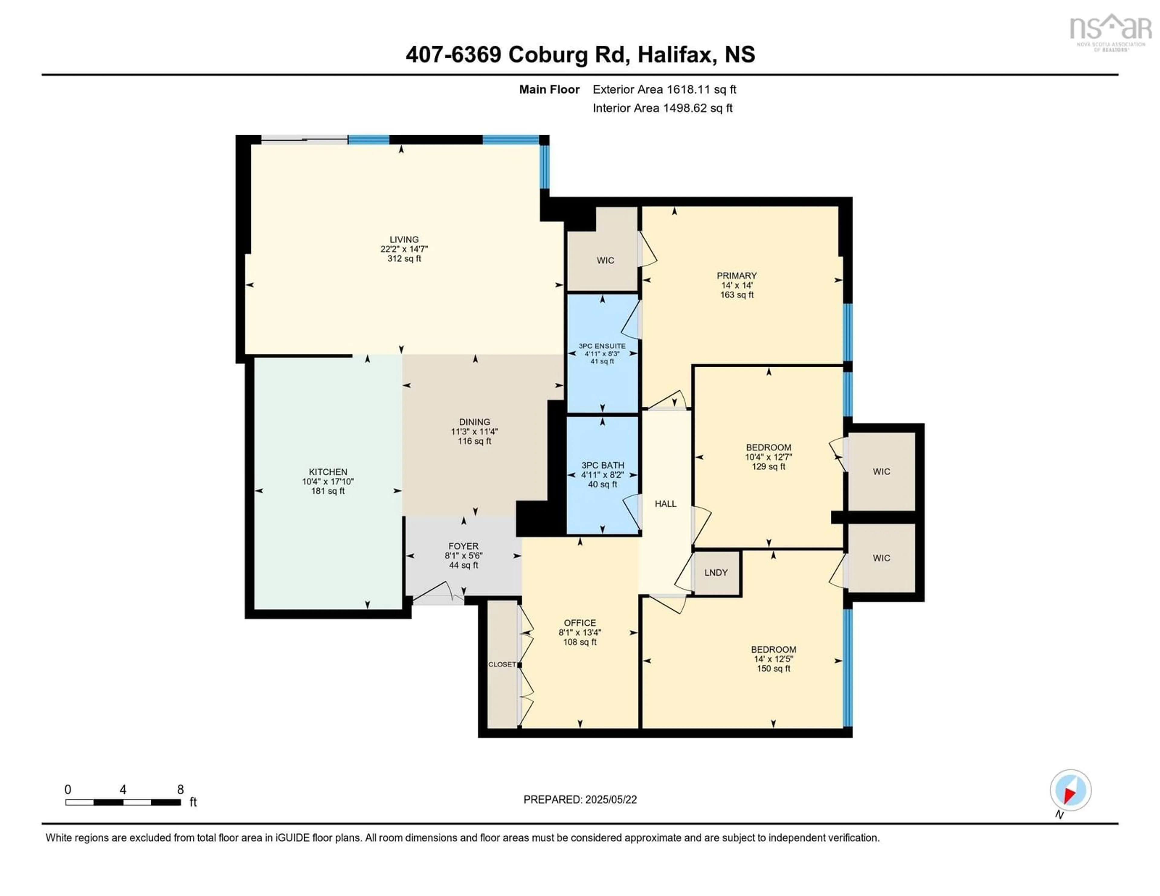 Floor plan for 6369 Coburg Rd #406, Halifax Nova Scotia B3H 4J7