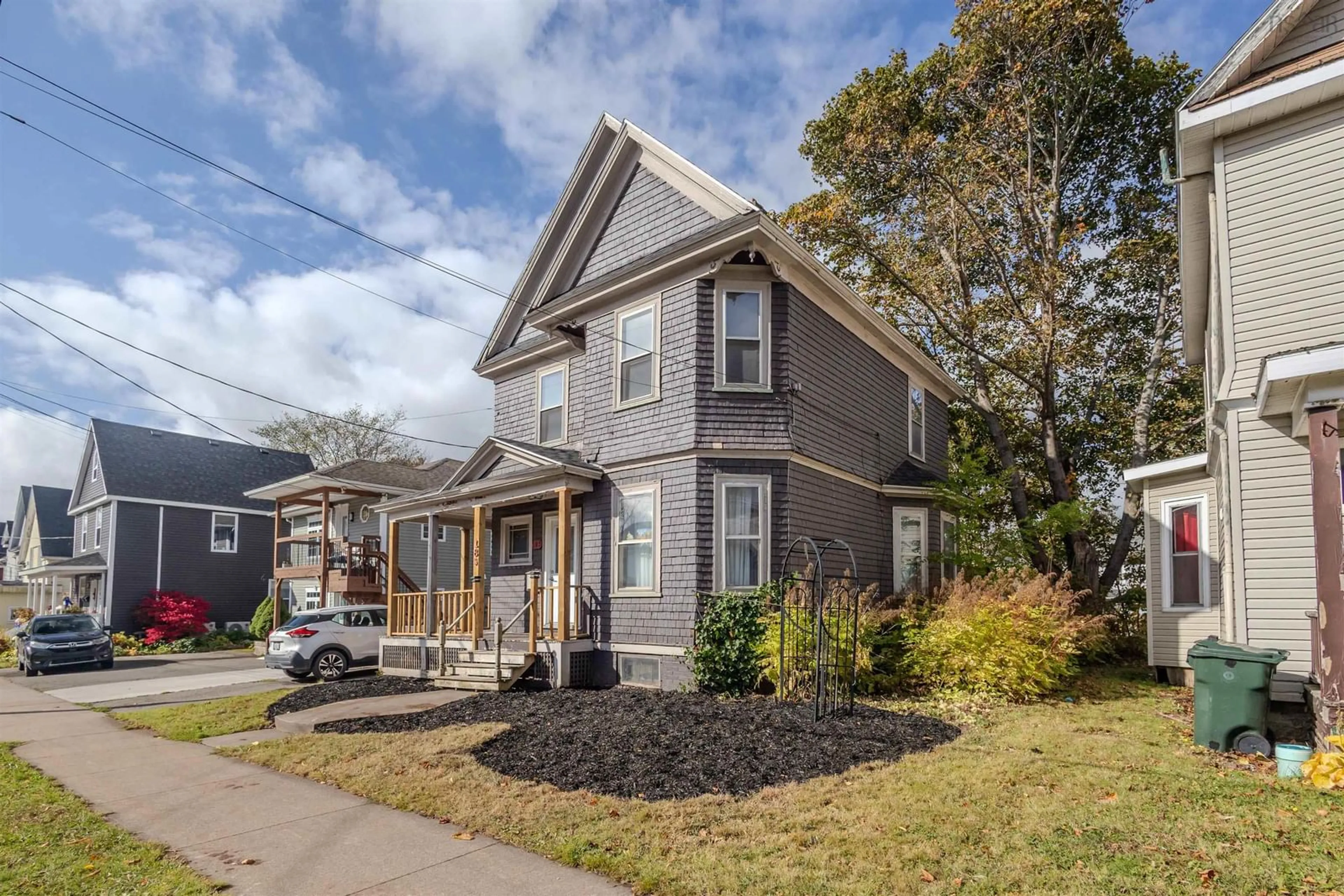 Home with vinyl exterior material, street for 185 Park St, Sydney Nova Scotia B1P 4W7