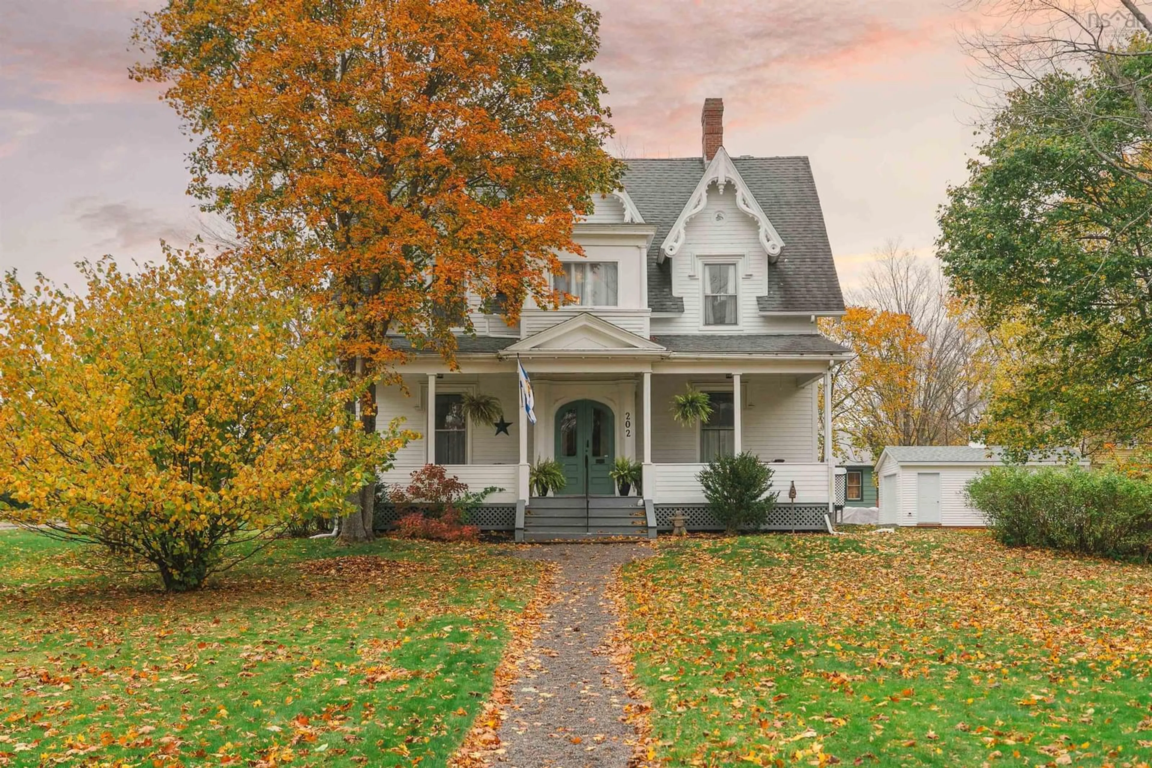 Home with vinyl exterior material, street for 202 Washington St, New Glasgow Nova Scotia B2H 3L8