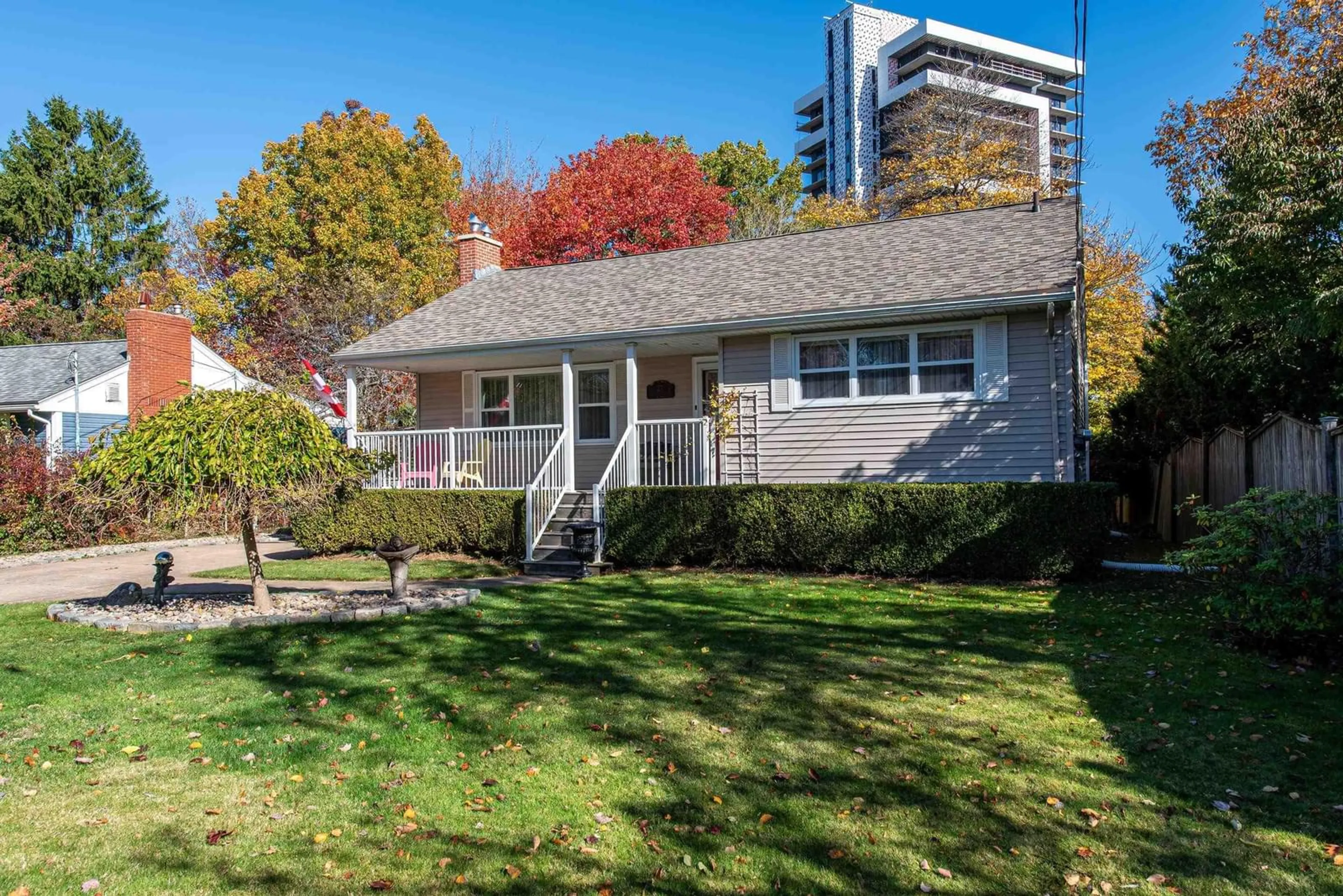 Home with vinyl exterior material, street for 22 Douglas Cres, Halifax Nova Scotia B3M 3E3