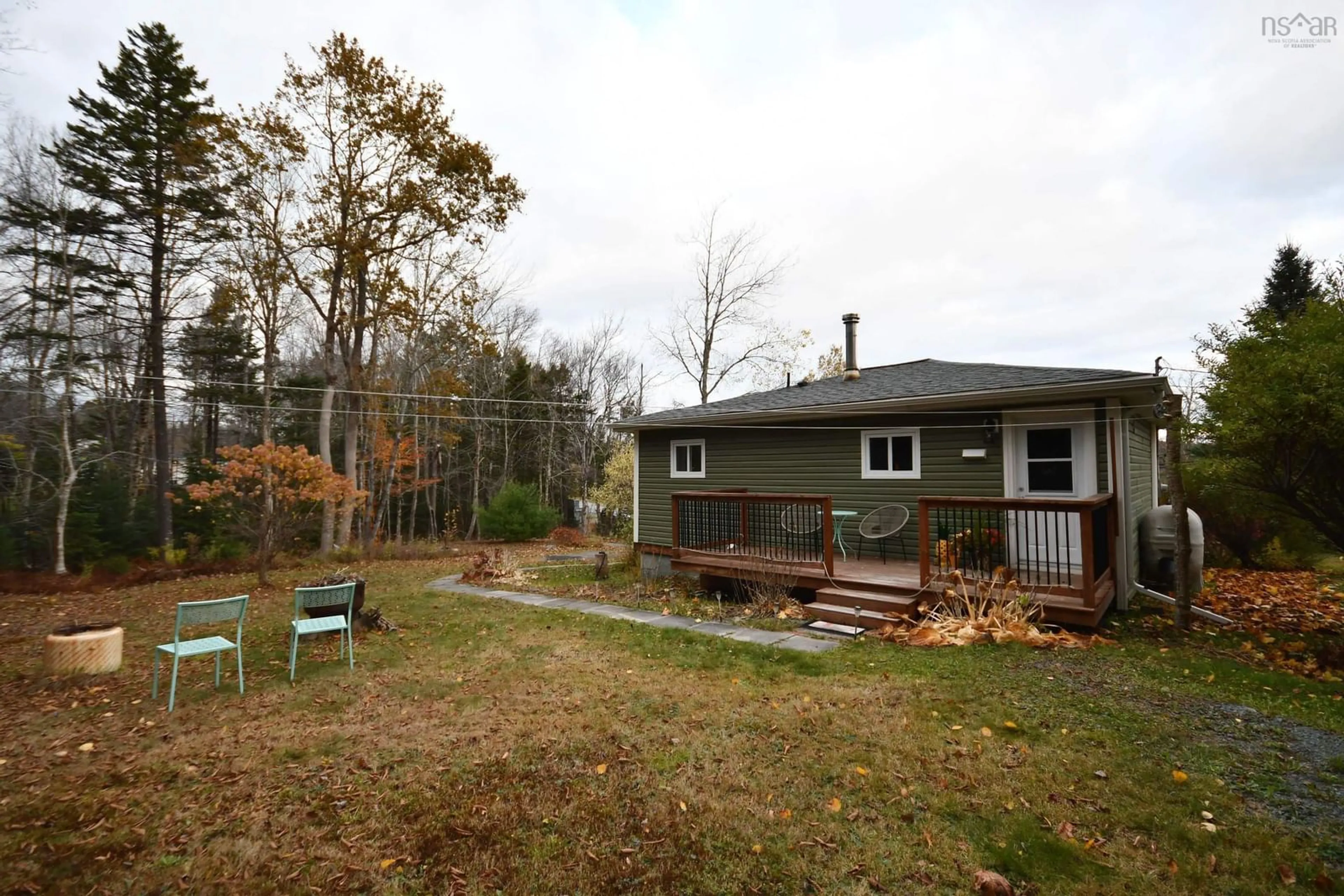 Patio, forest/trees view for 180 Lakeview Ave, Middle Sackville Nova Scotia B4E 3B5