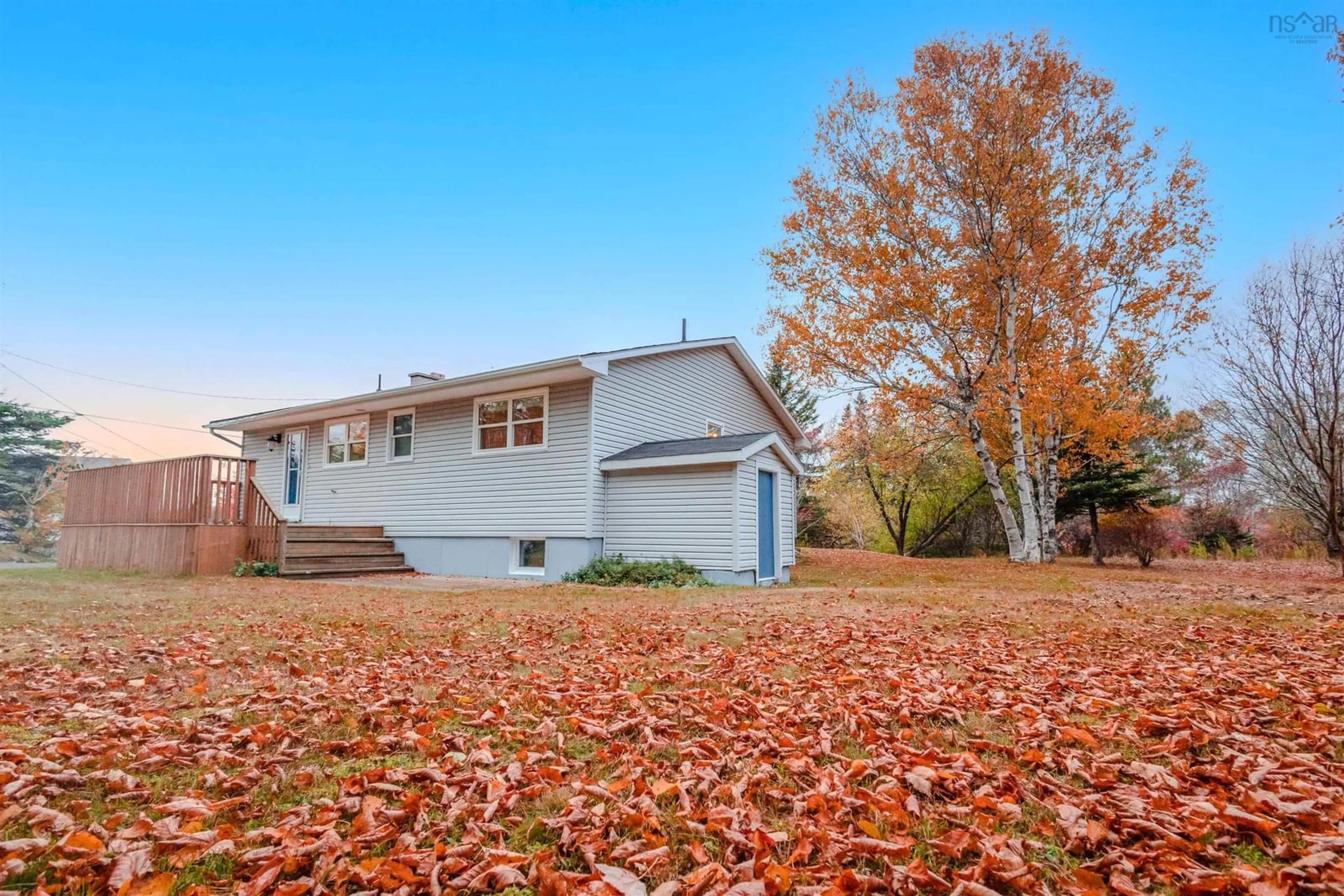 Home with vinyl exterior material, street for 4327 Louisbourg Hwy, Albert Bridge Nova Scotia B1K 2P4