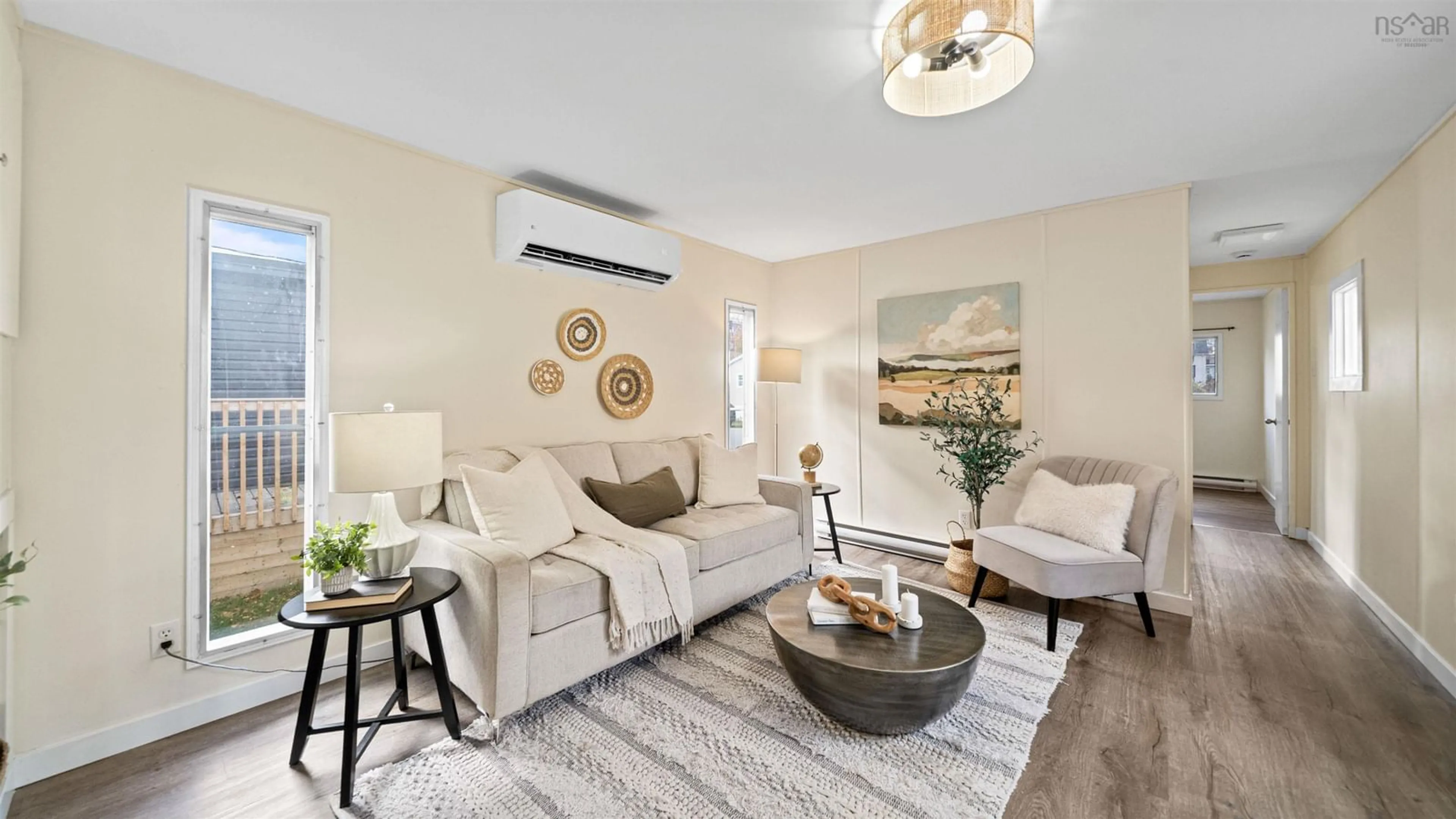 Living room with furniture, unknown for 15 Bridget Ave, Spryfield Nova Scotia B3R 1H8