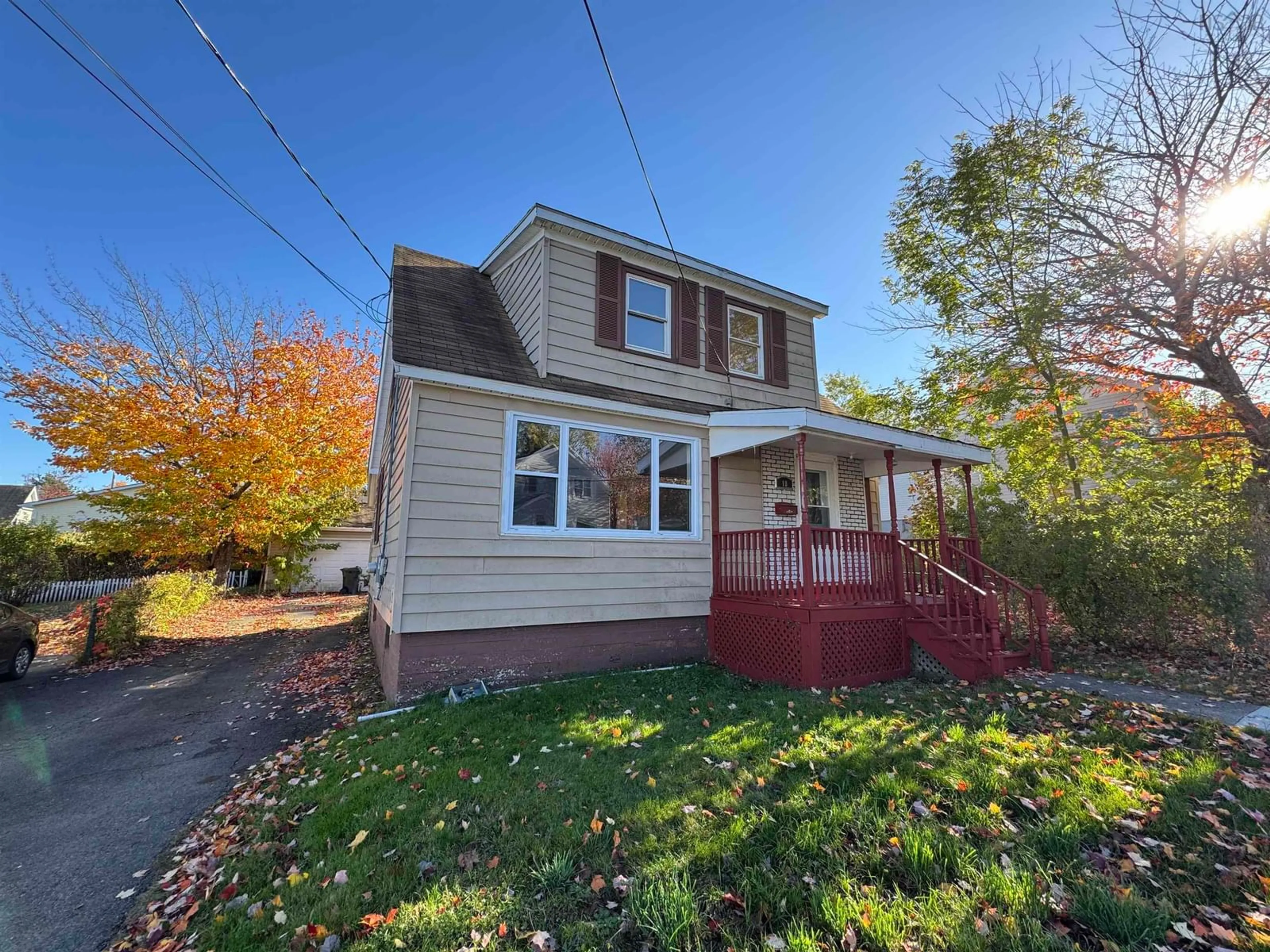 Home with vinyl exterior material, street for 18 Newbury Street, Sydney Nova Scotia B1P 3P6