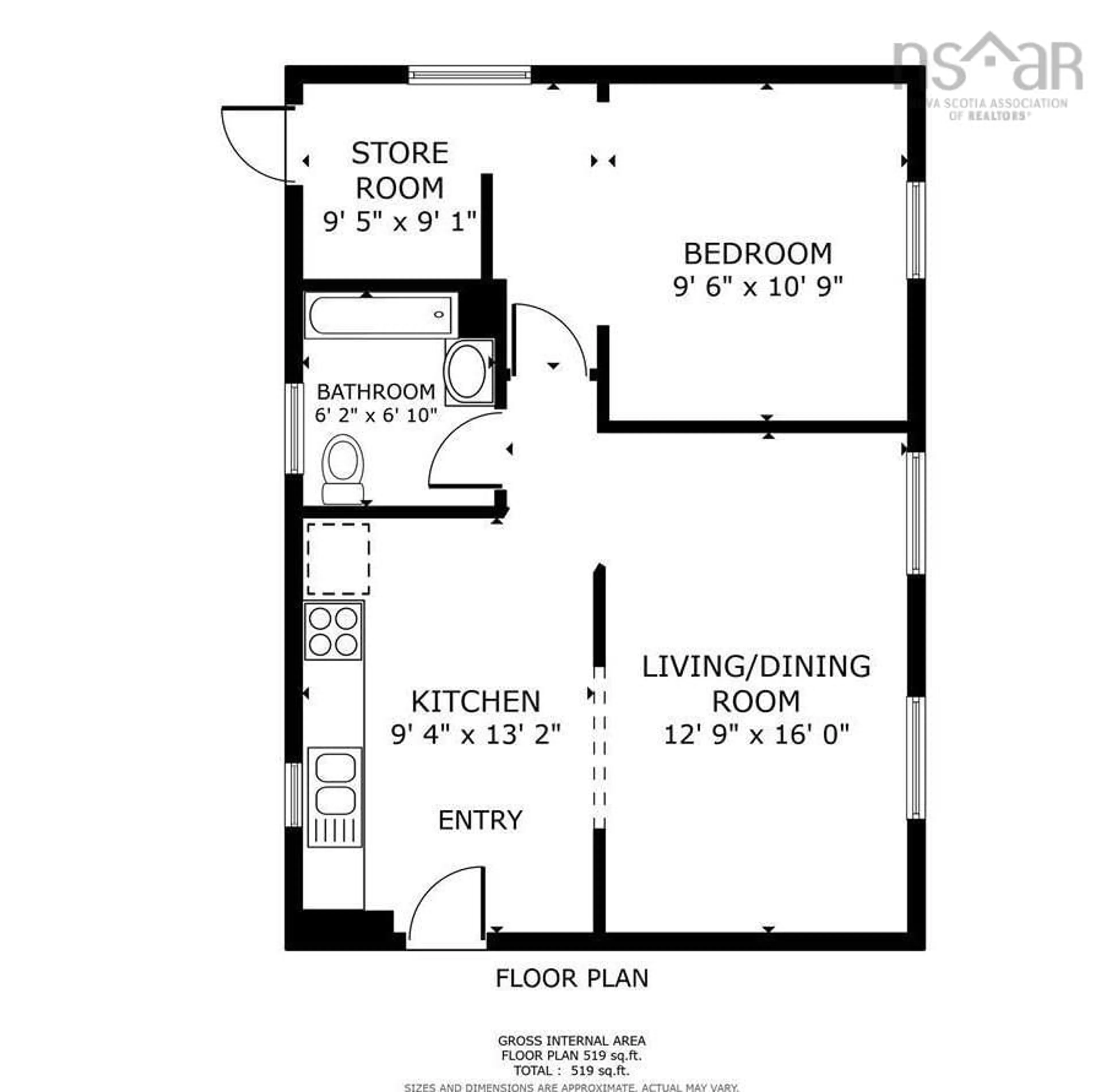 Floor plan for 4 Lewis St, Halifax Nova Scotia B3R 1P6