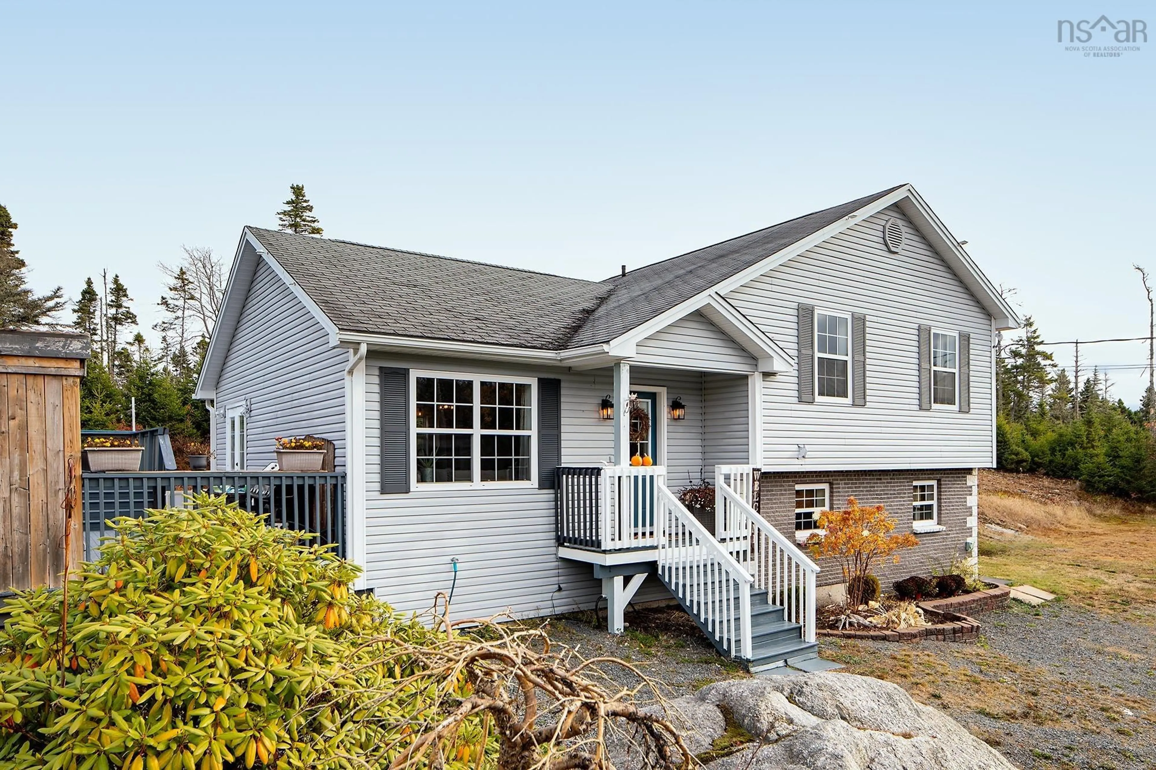 Home with vinyl exterior material, street for 126 Middle Village Rd, West Dover Nova Scotia B3Z 3T3