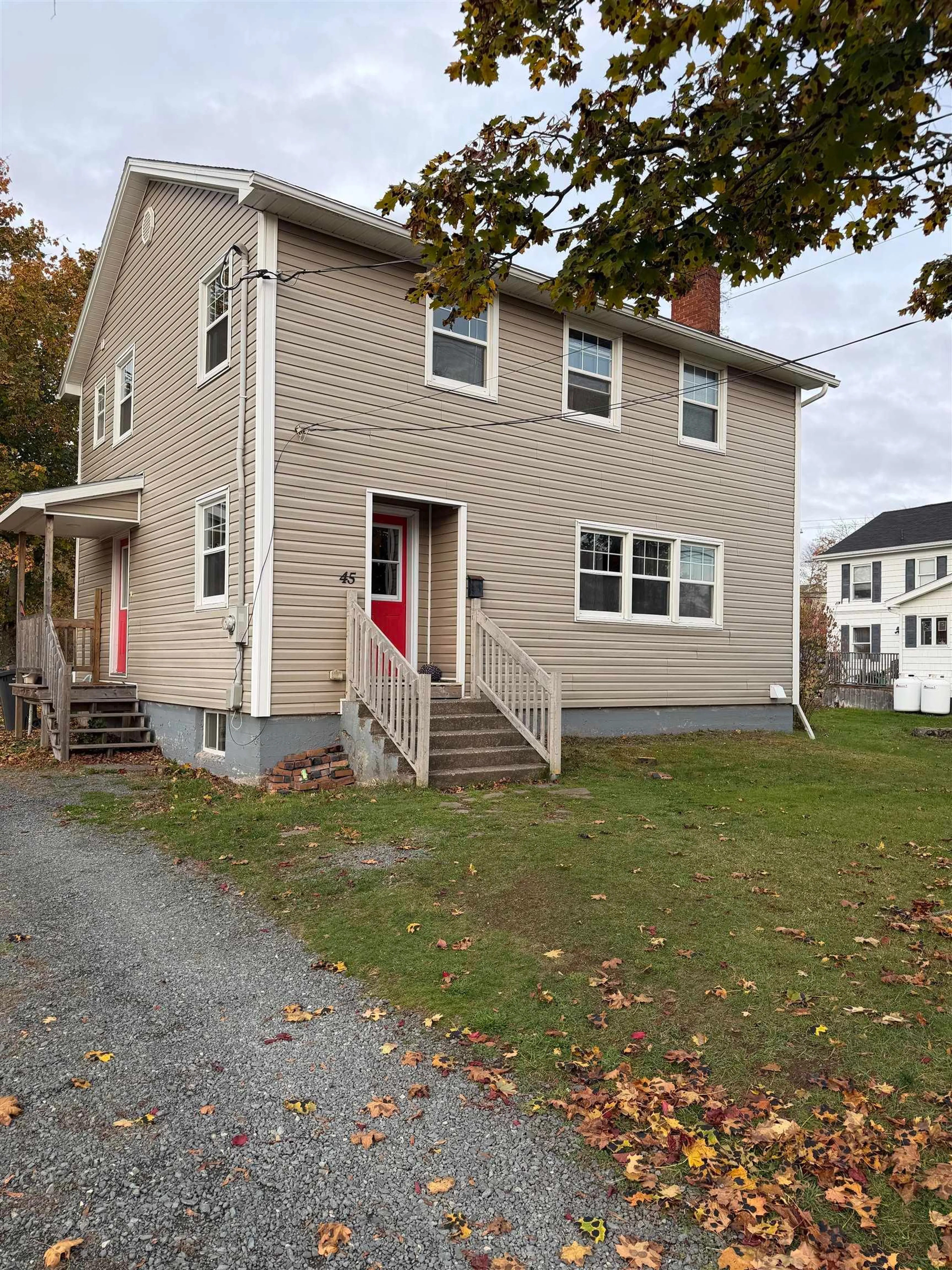Home with vinyl exterior material, street for 45 Fairview Street, Antigonish Nova Scotia B2G 1R4