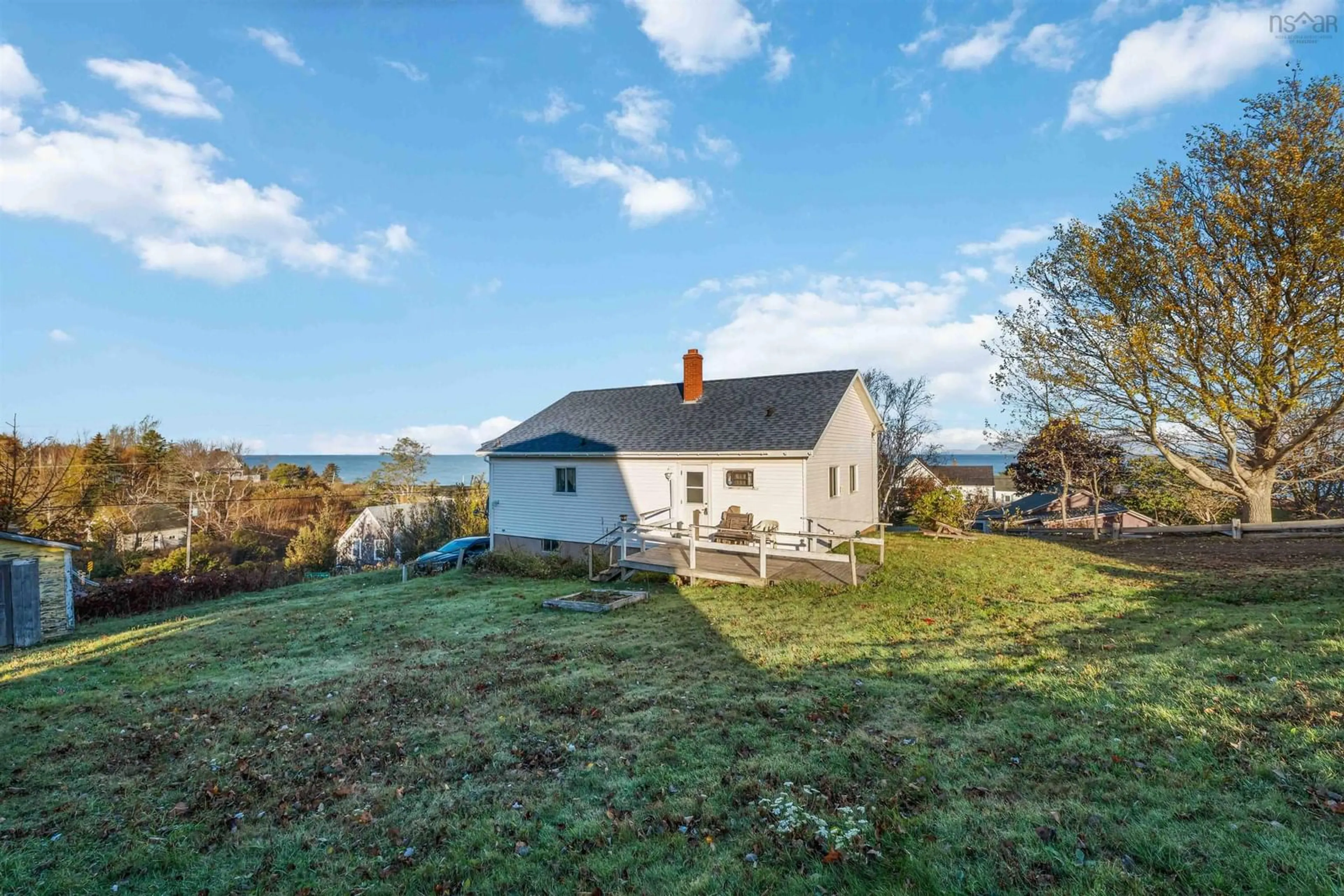 A pic from outside/outdoor area/front of a property/back of a property/a pic from drone, water/lake/river/ocean view for 4 Oceanview Dr Dr, Port Lorne Nova Scotia B0S 1R0