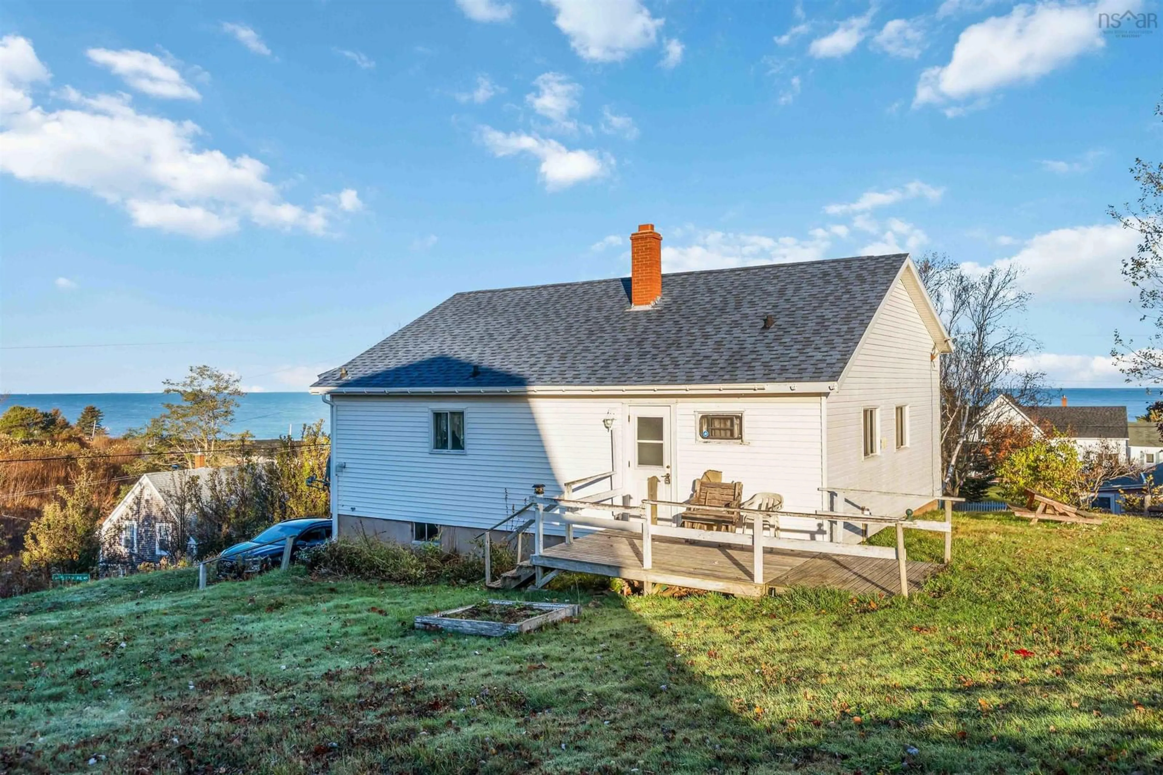 A pic from outside/outdoor area/front of a property/back of a property/a pic from drone, water/lake/river/ocean view for 4 Oceanview Dr Dr, Port Lorne Nova Scotia B0S 1R0