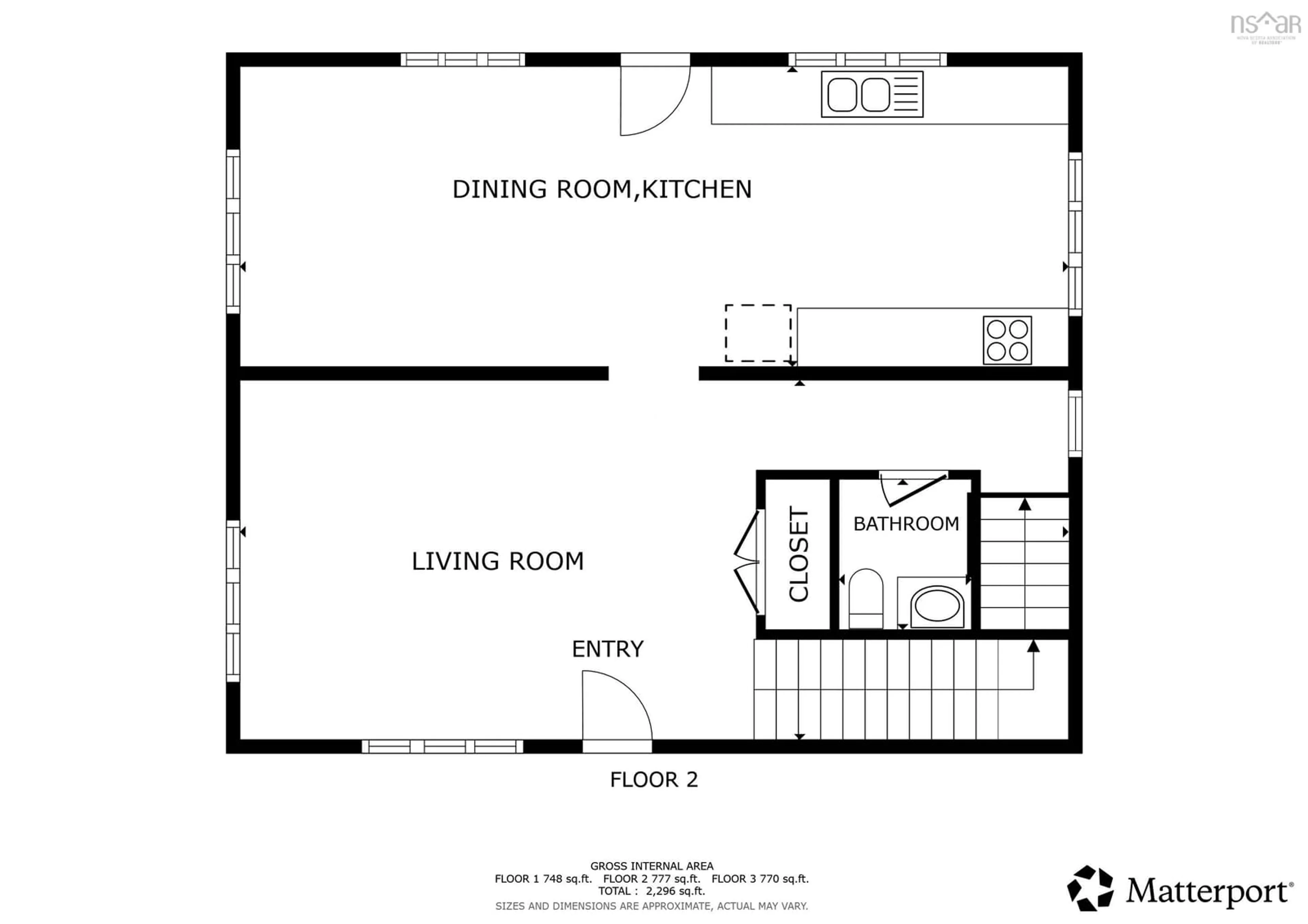 Floor plan for 62 Middle St, Hortonville Nova Scotia B4P 2R3