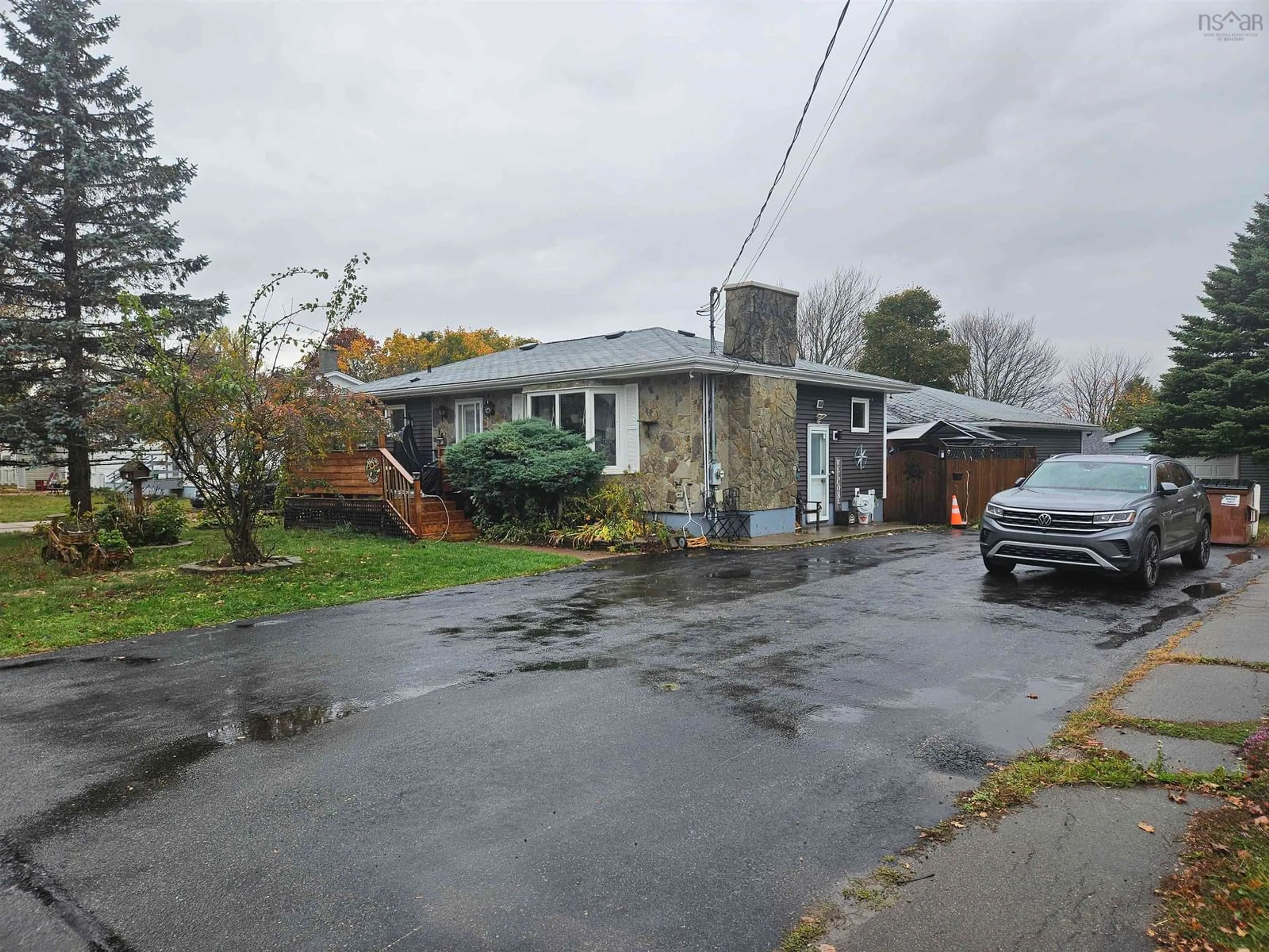 A pic from outside/outdoor area/front of a property/back of a property/a pic from drone, street for 16 Rogers Ave, Amherst Nova Scotia B4H 2J7