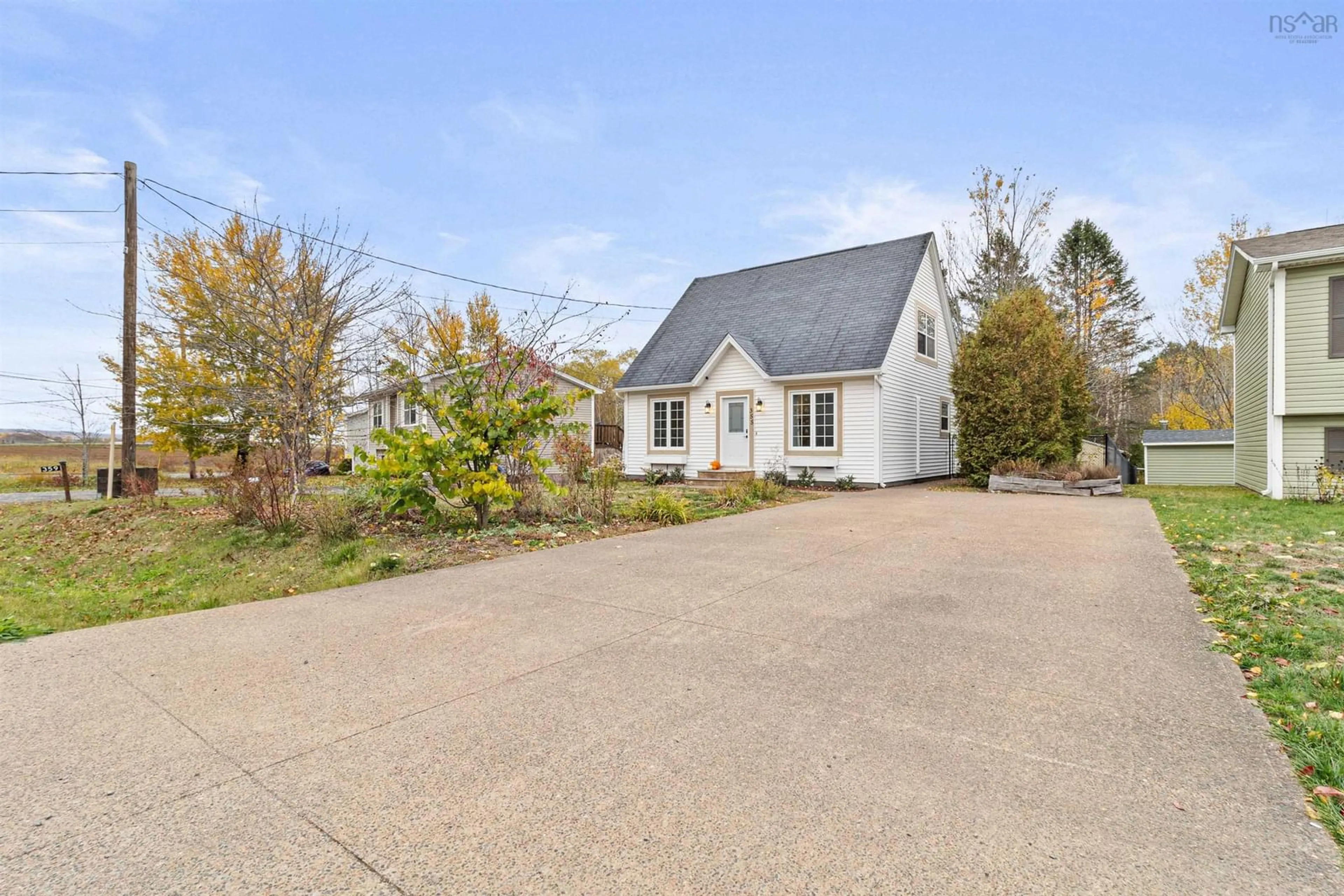 A pic from outside/outdoor area/front of a property/back of a property/a pic from drone, street for 355 Nichols Ave, North Kentville Nova Scotia B4N 3V7