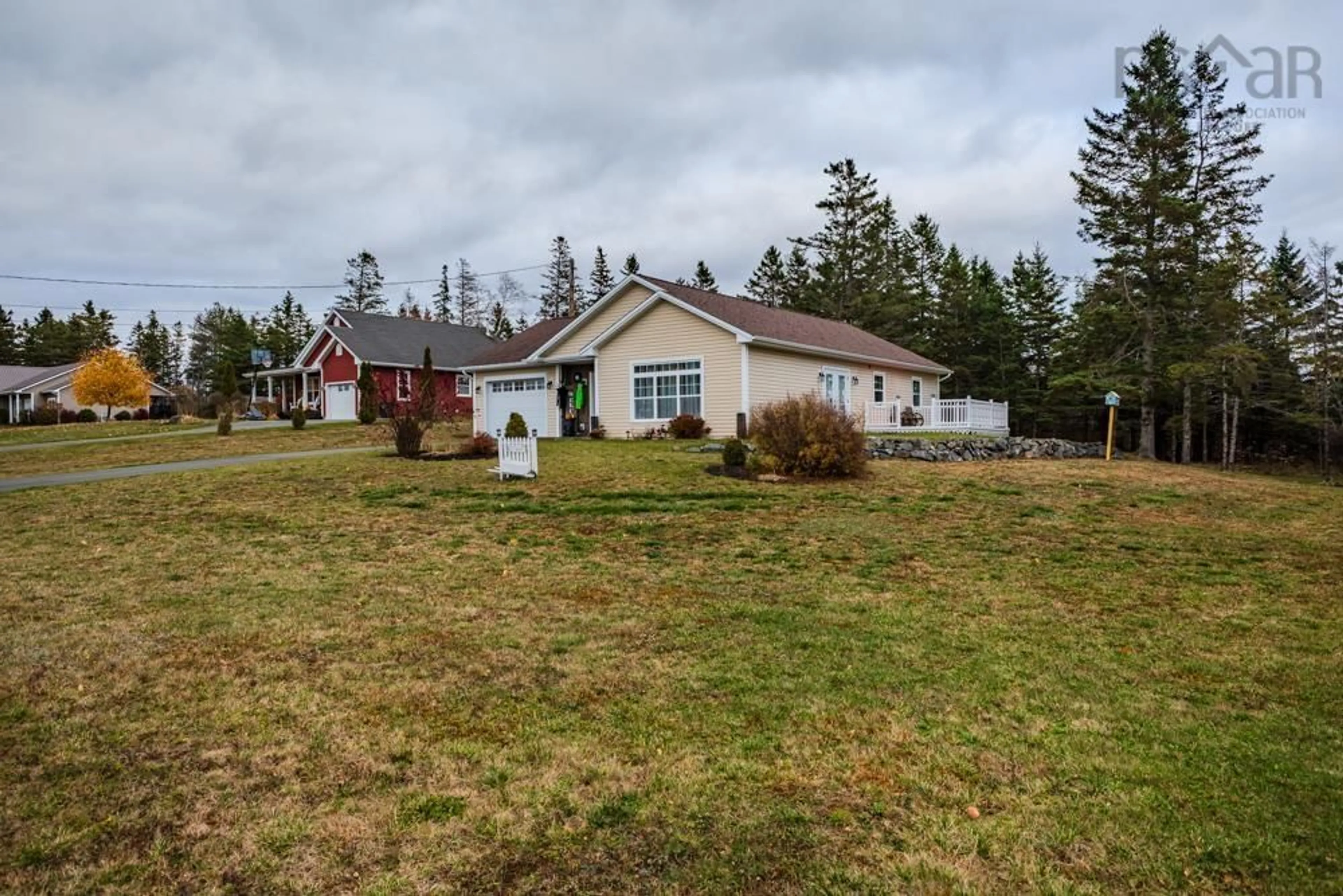 A pic from outside/outdoor area/front of a property/back of a property/a pic from drone, unknown for 32 Palaeo Dr, Debert Nova Scotia B0M 1G0