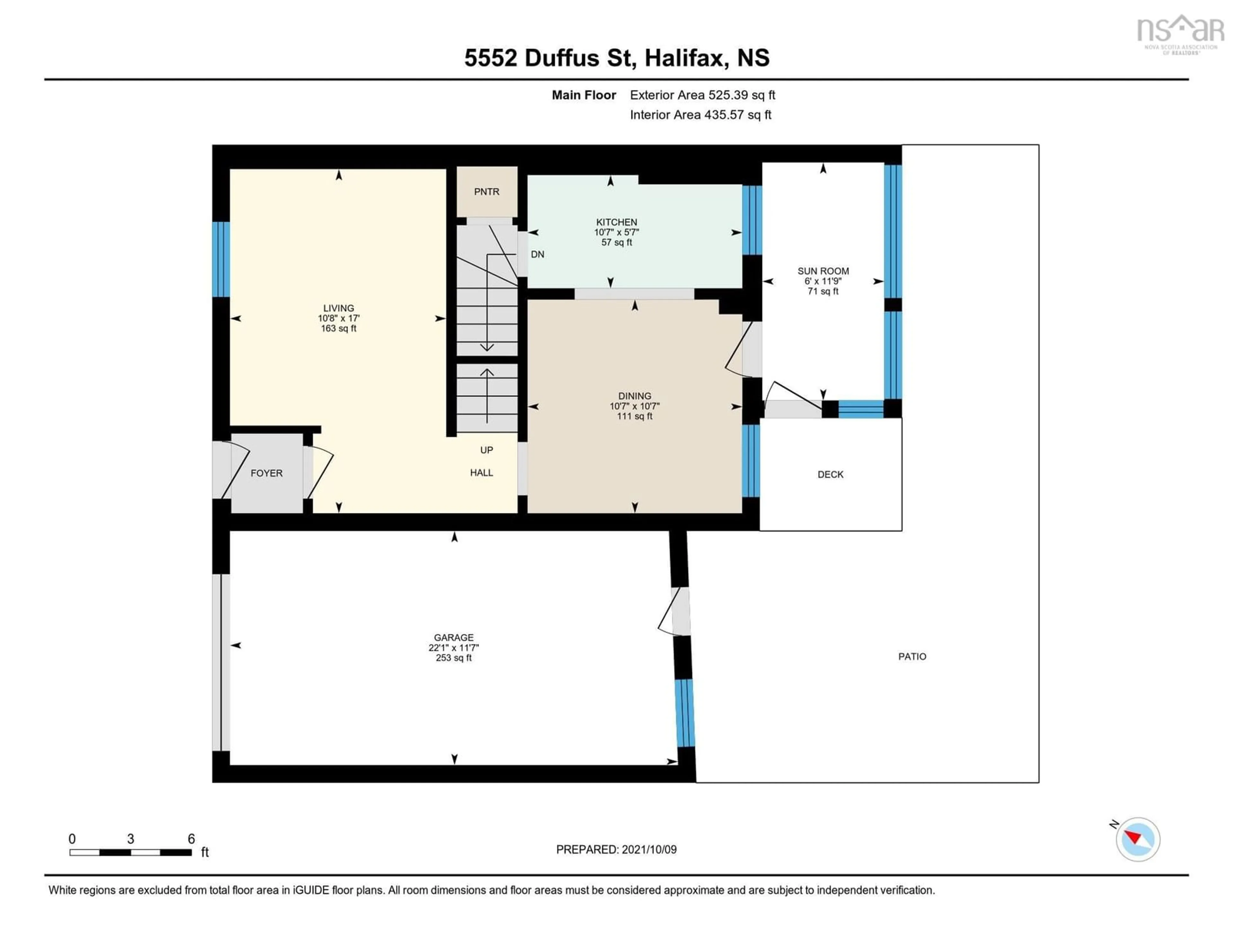 Floor plan for 5552 Duffus St, Halifax Nova Scotia B3K 2M4
