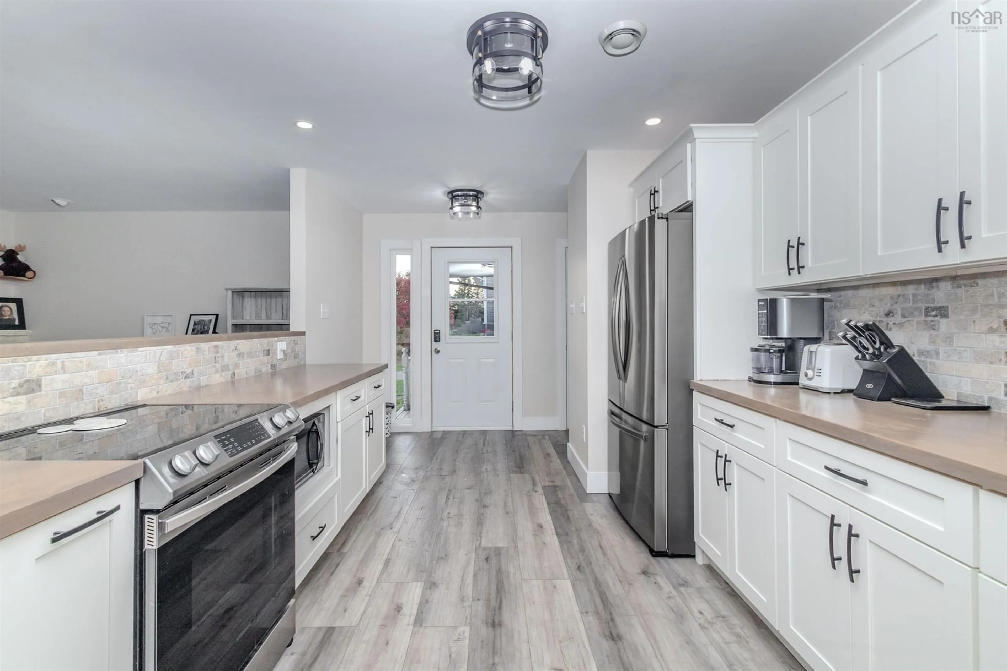 Open concept kitchen, ceramic/tile floor for 430 Hillside Rd, Albert Bridge Nova Scotia B1K 3J1