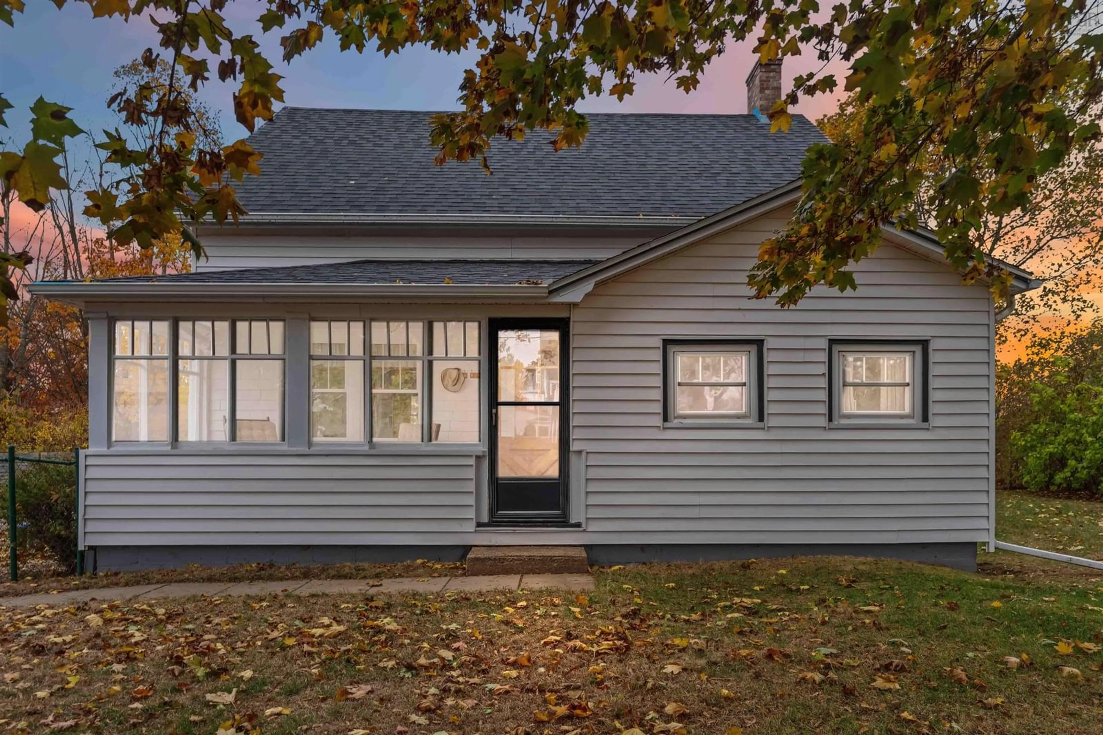 Home with vinyl exterior material, street for 24 Church Street, Kingsport Nova Scotia B0P 1H0