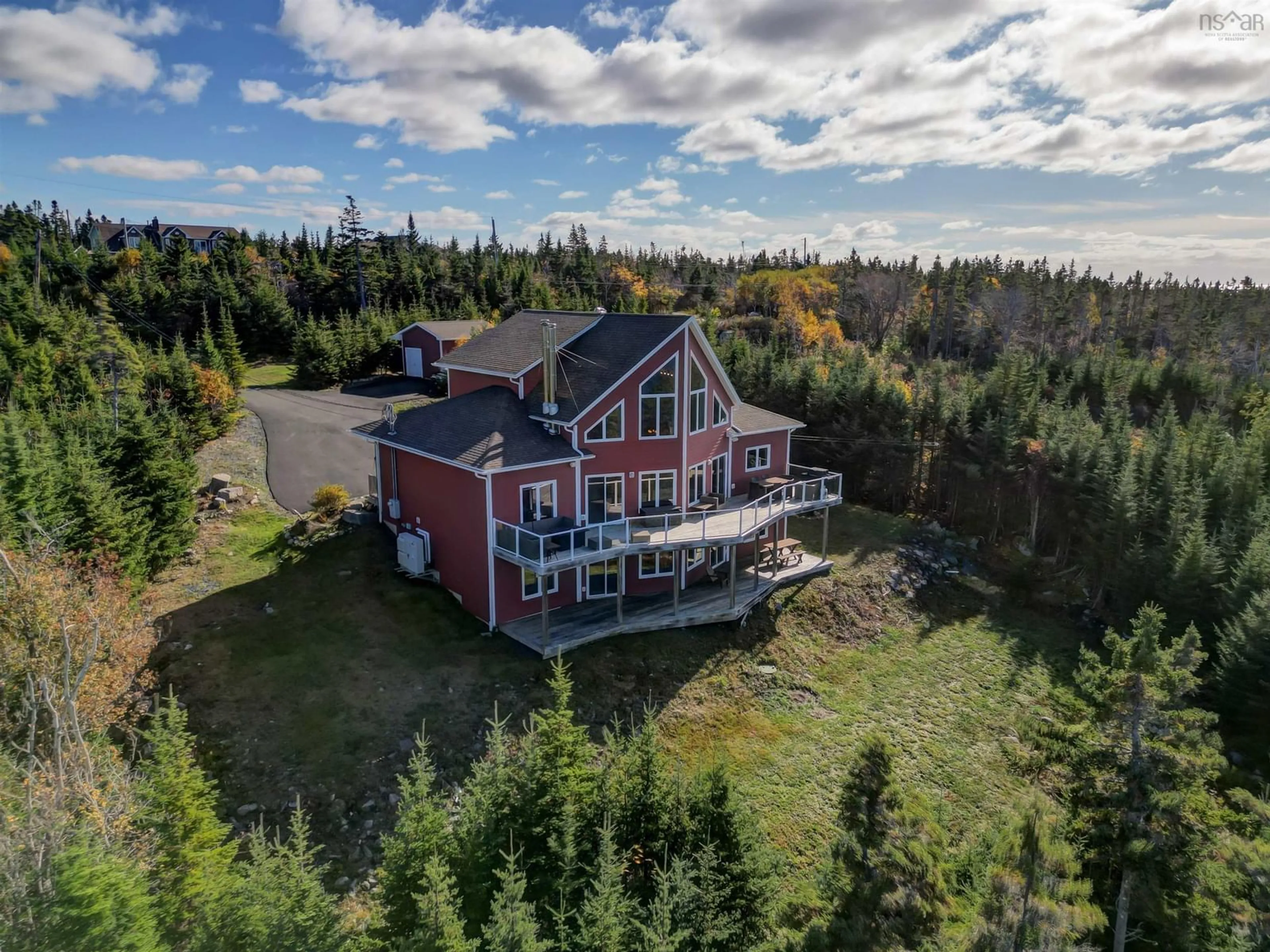 A pic from outside/outdoor area/front of a property/back of a property/a pic from drone, unknown for 179 Hages Lane, Prospect Nova Scotia B3T 2A4